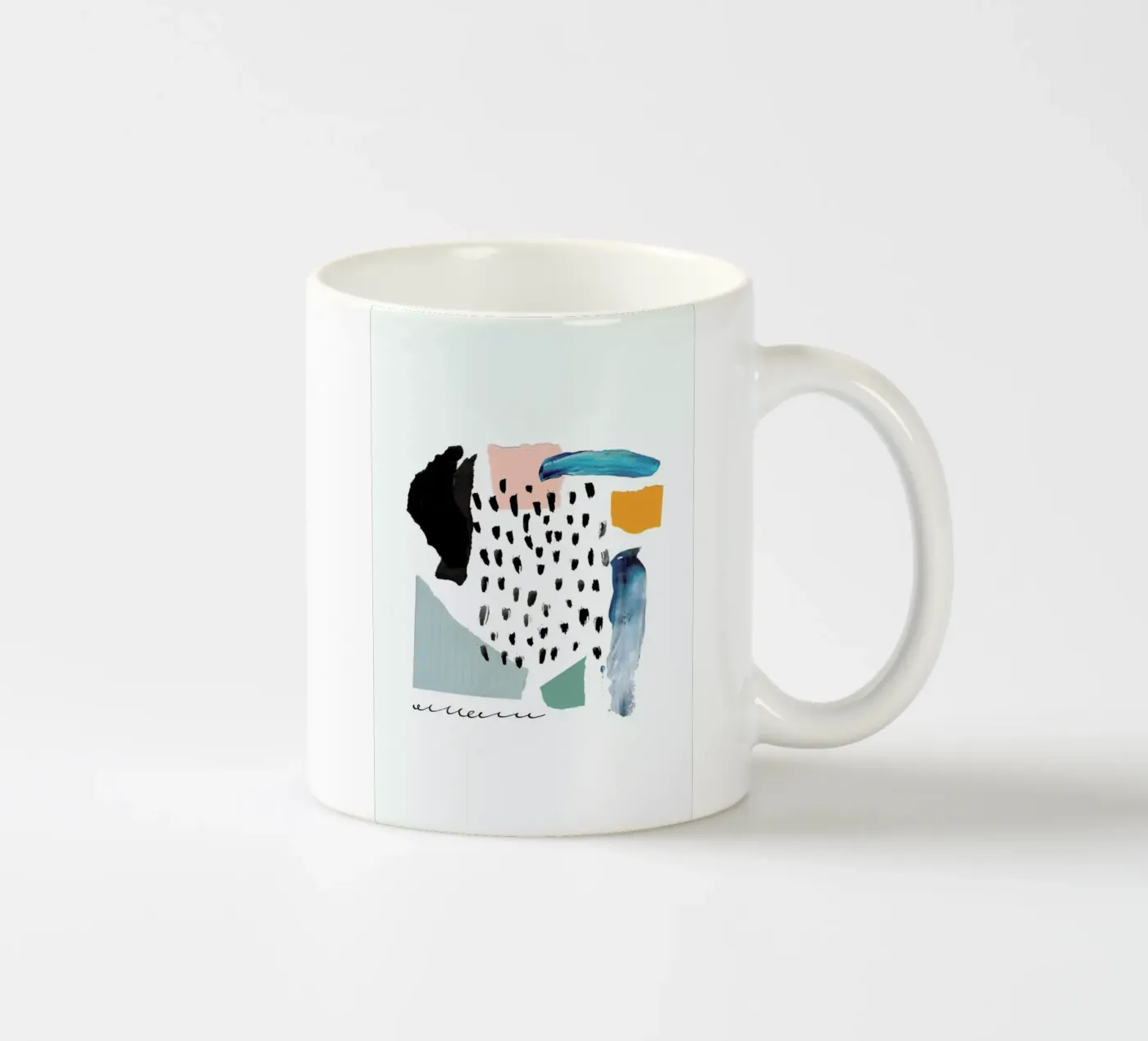 Windowpane ceramic mug by Pure