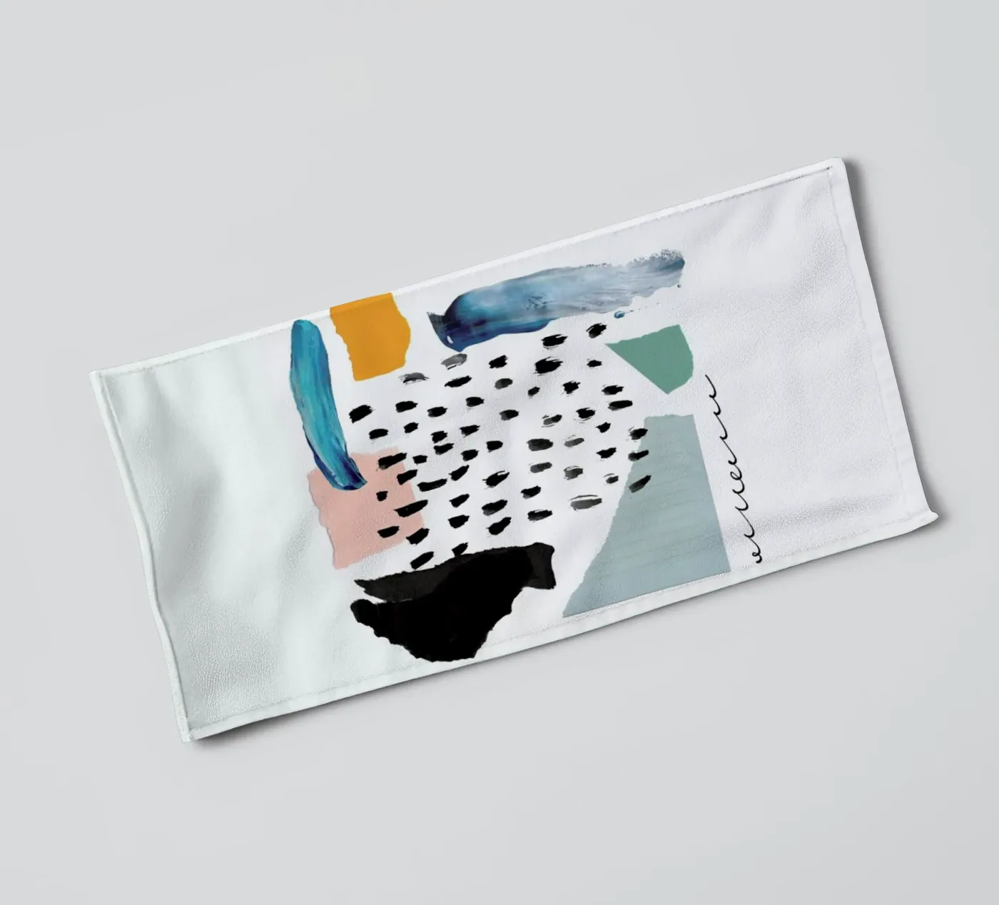 Windowpane badhanddoek van Pure