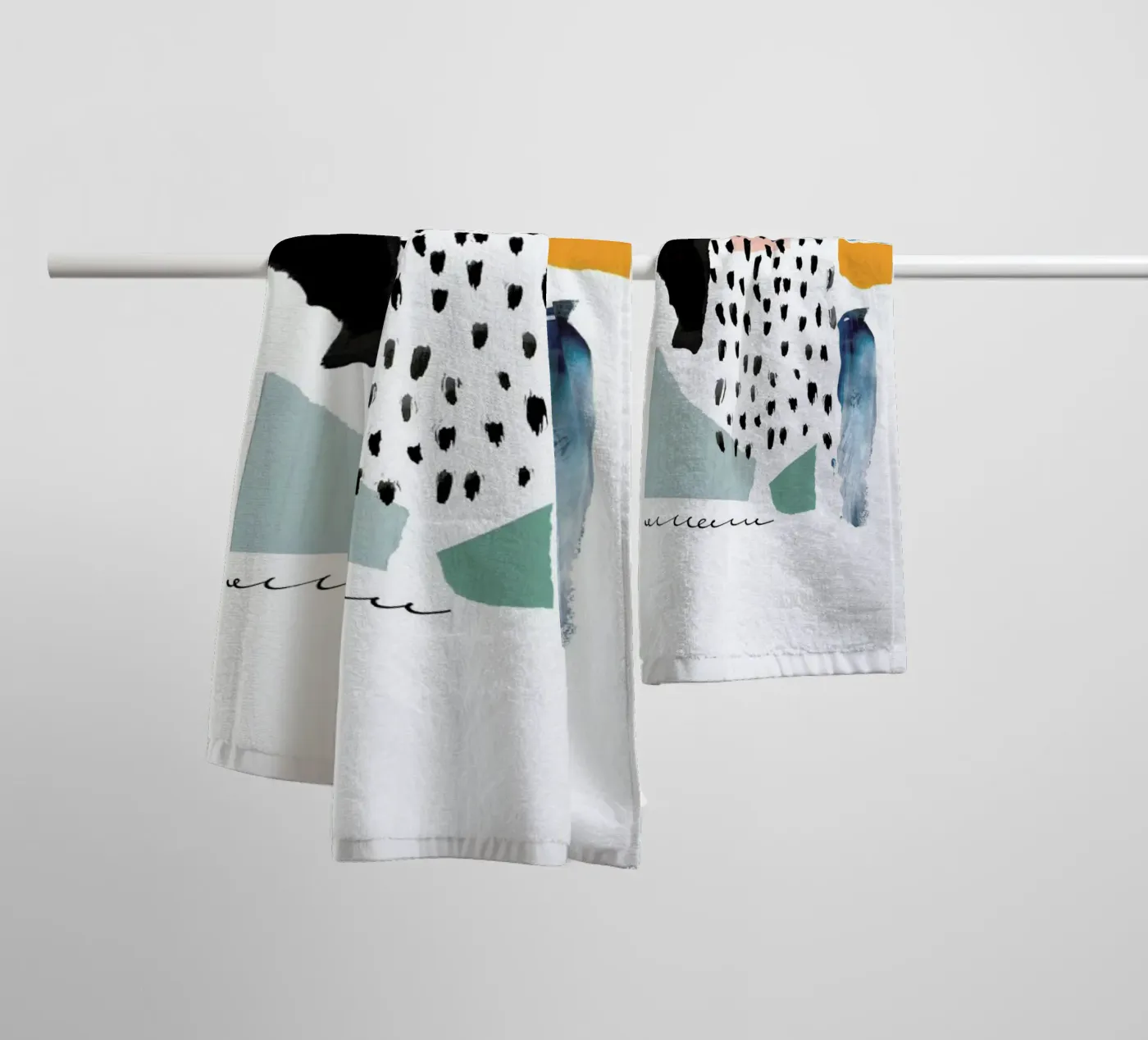 Windowpane badhanddoek van Pure