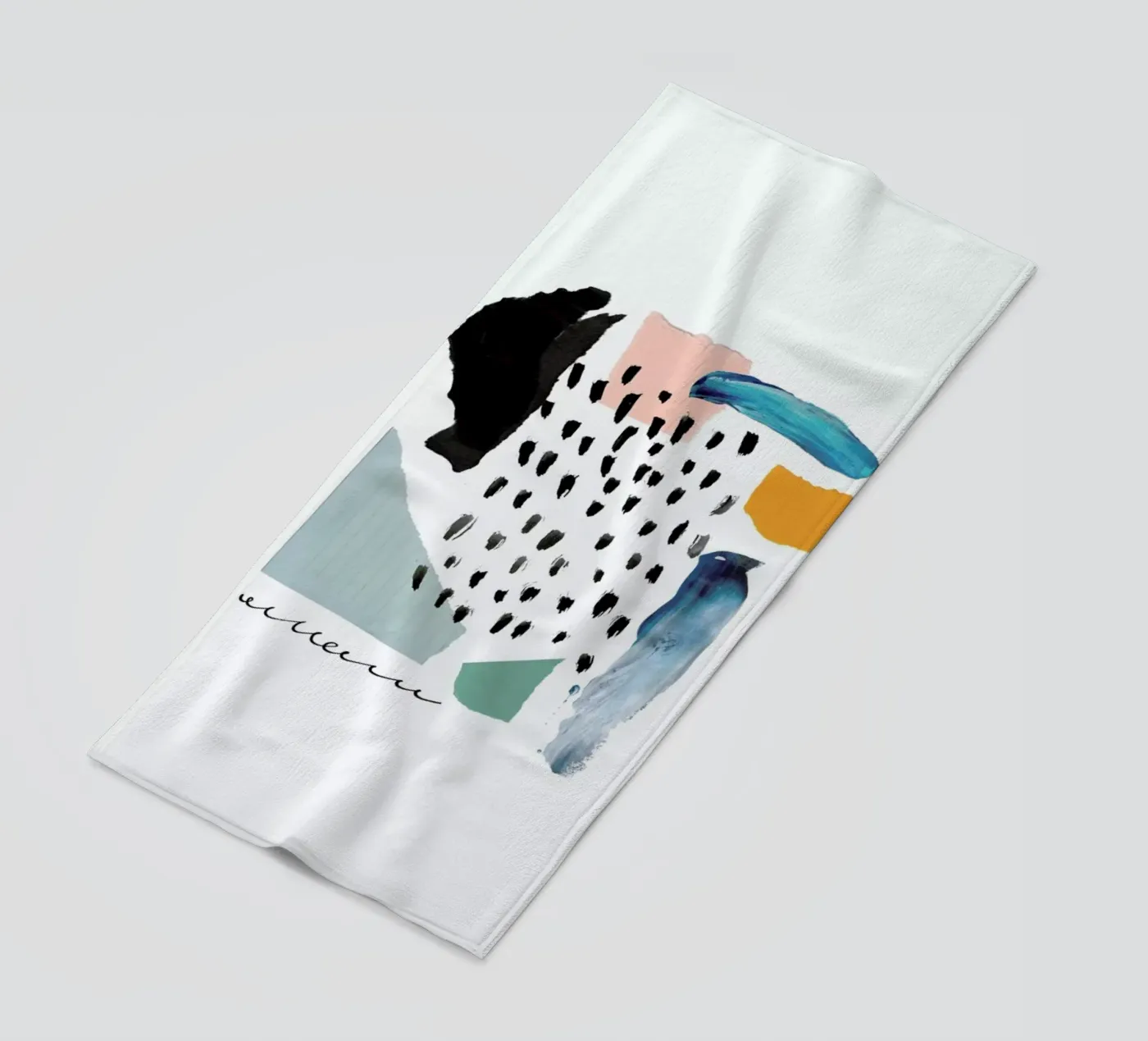 Windowpane strandhanddoek van Pure