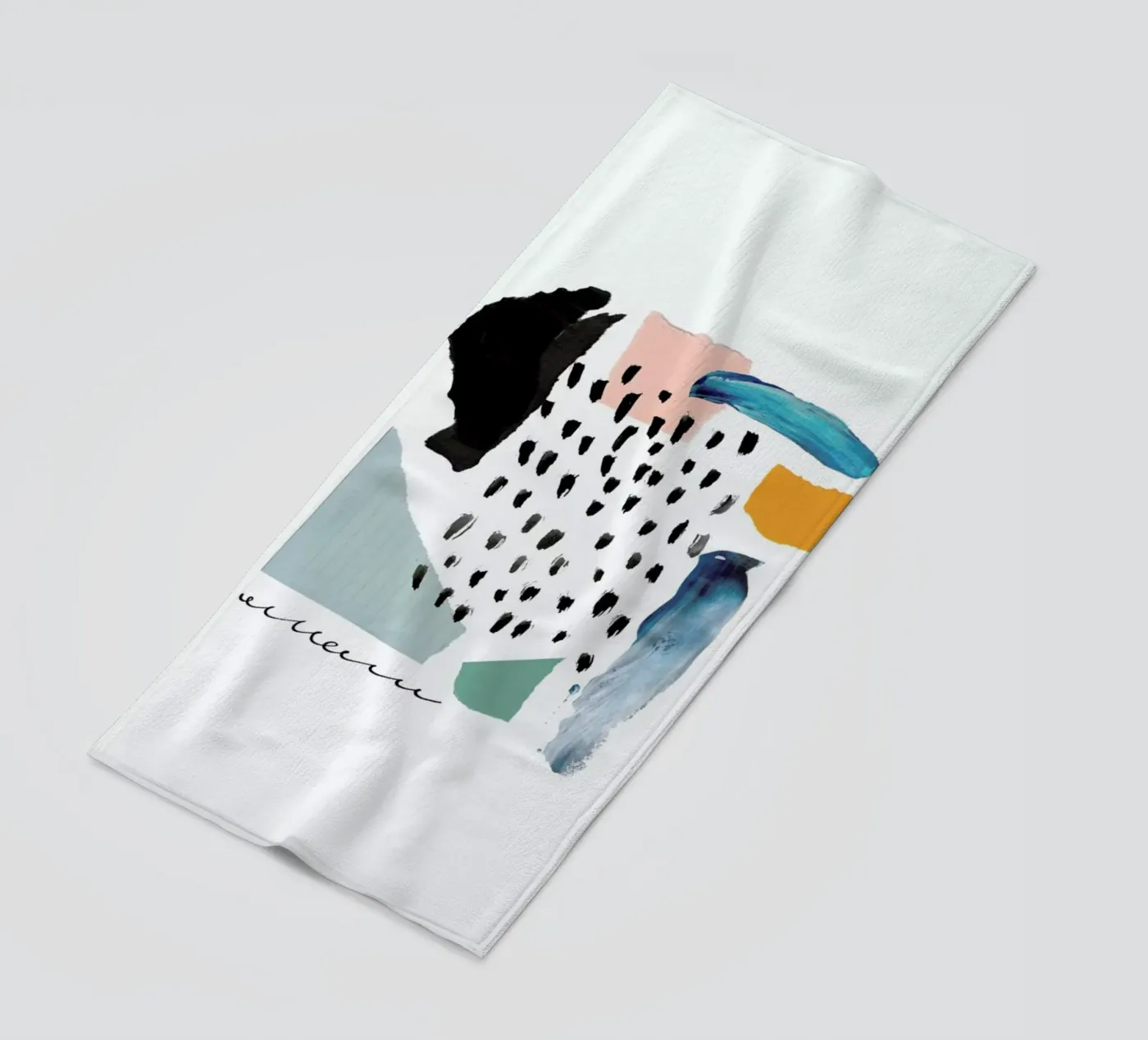 Windowpane strandhanddoek van Pure