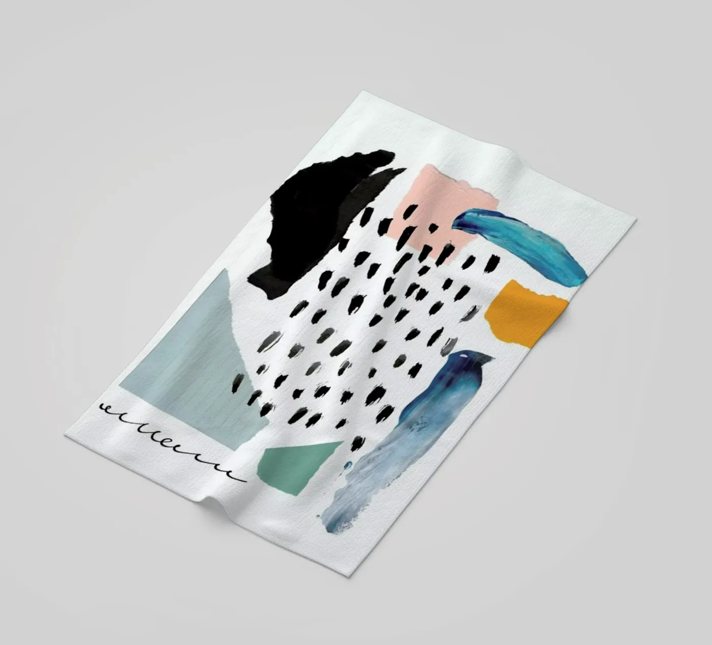 Windowpane strandhanddoek van Pure