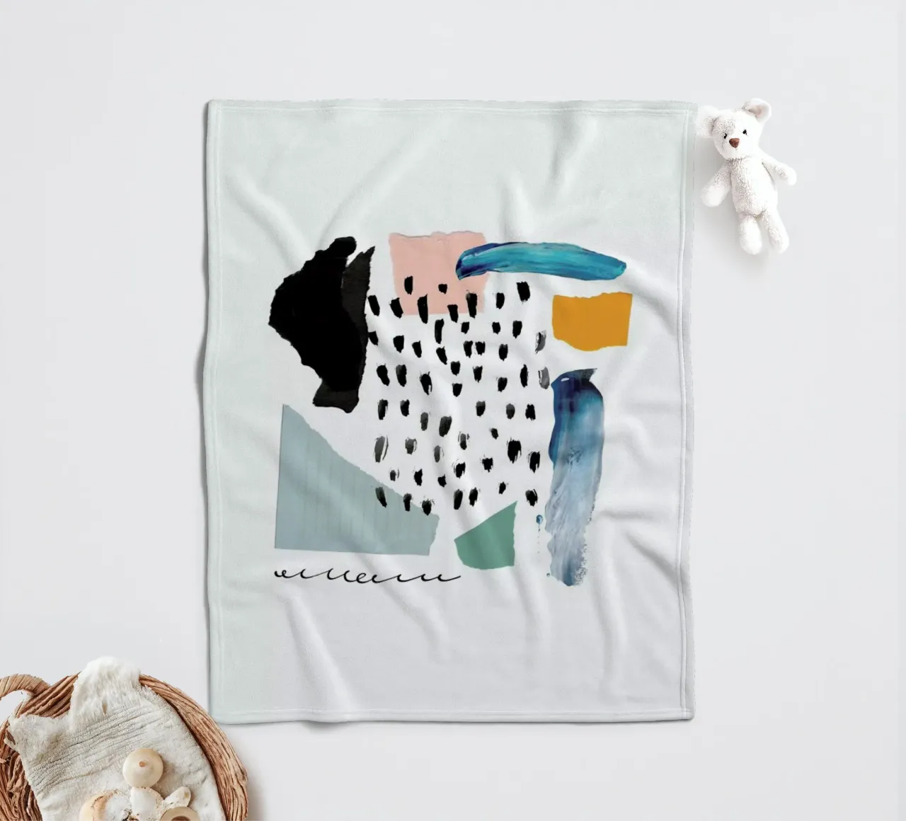 Windowpane Fleecedecke von Pure