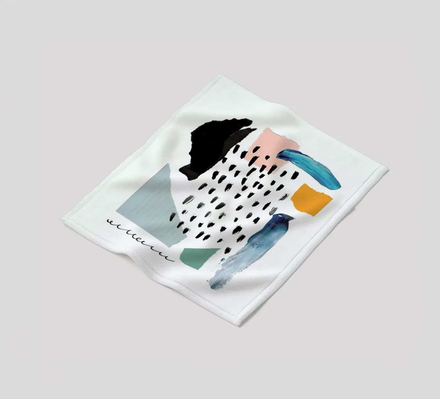 Windowpane fleecedeken van Pure