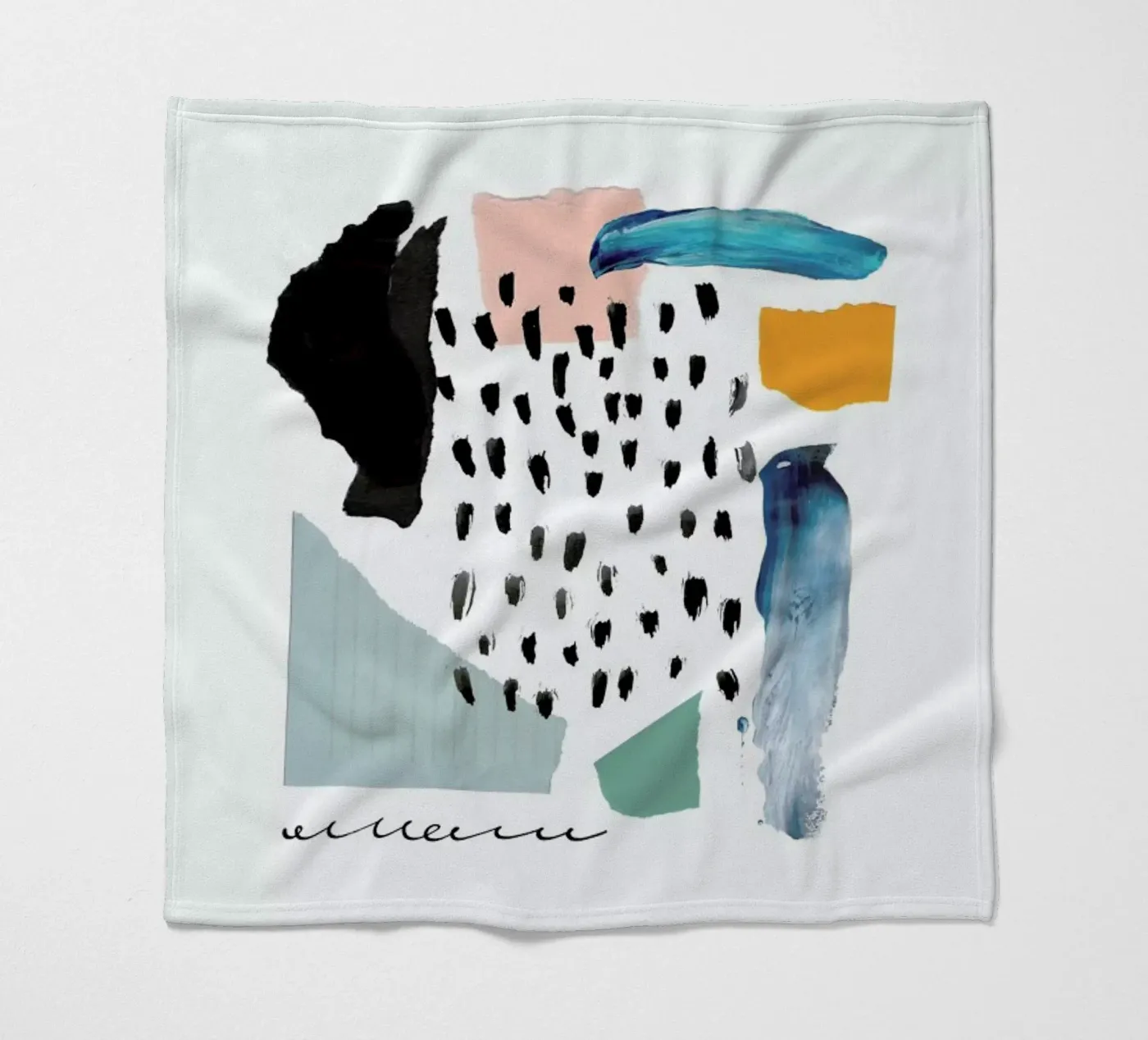 Windowpane fleecedeken van Pure
