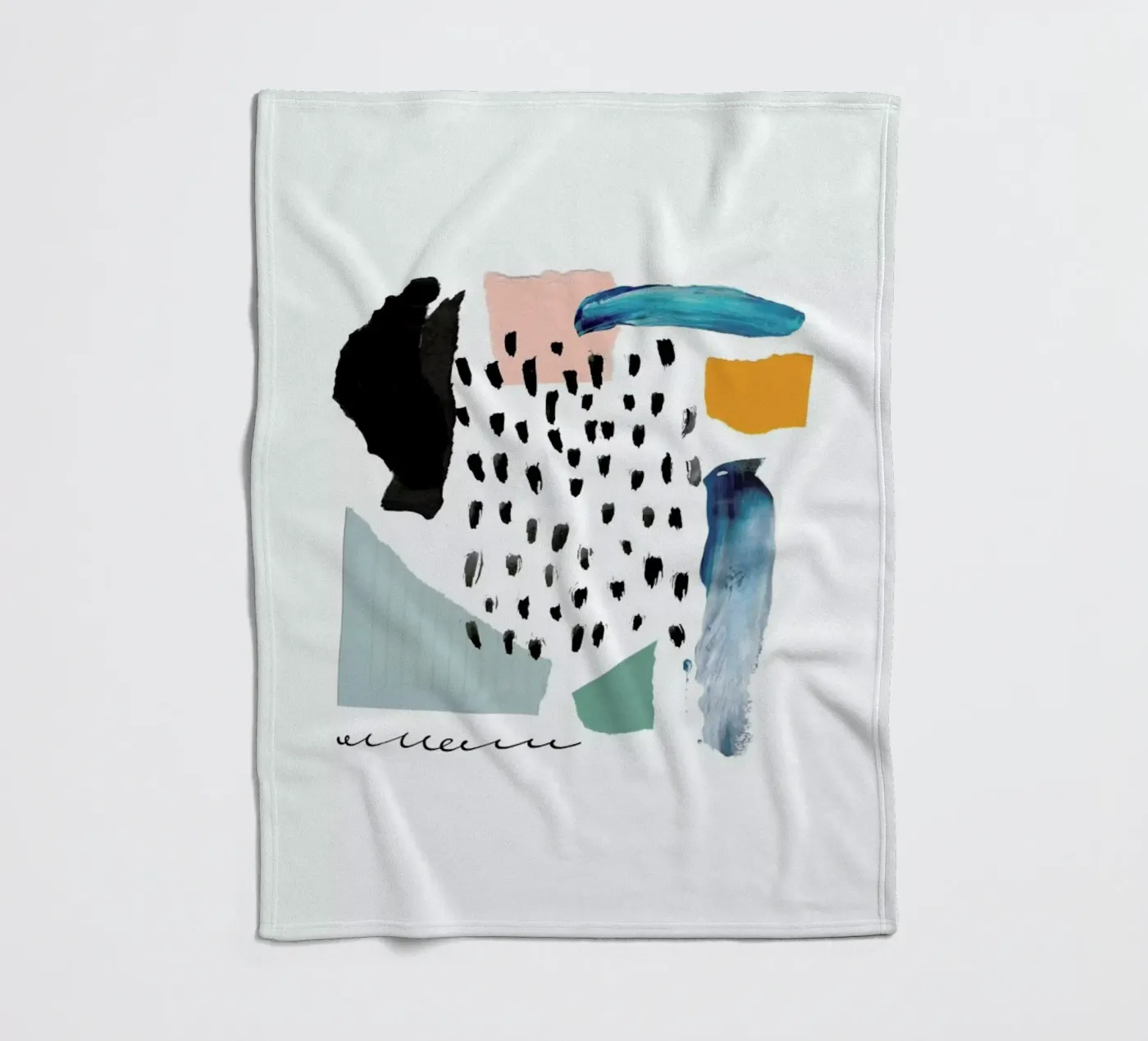 Windowpane fleecedeken van Pure