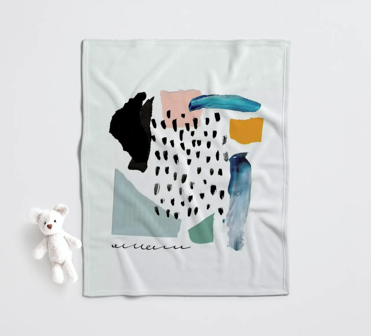 Windowpane Fleecedecke von Pure