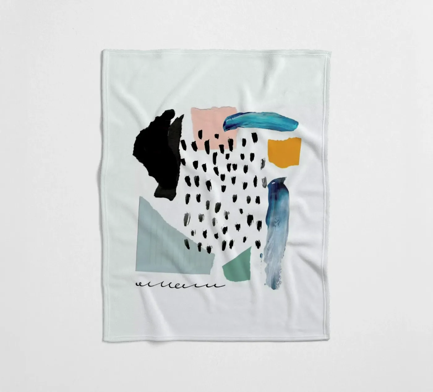 Windowpane fleecedeken van Pure