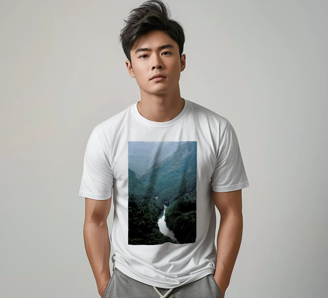 The River through the Forest t-shirt da Studio Nahili