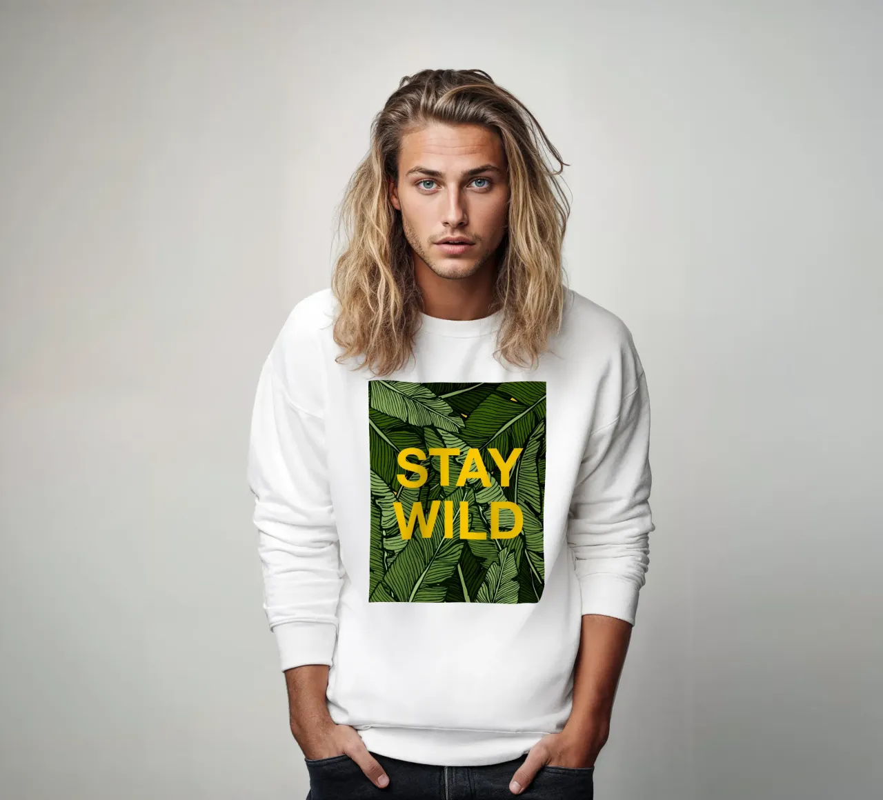 Stay Wild felpa da designdn