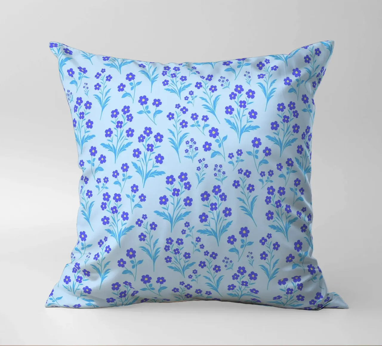 Fiori di nontiscordardime Lavanda cuscino da SilverPegasus