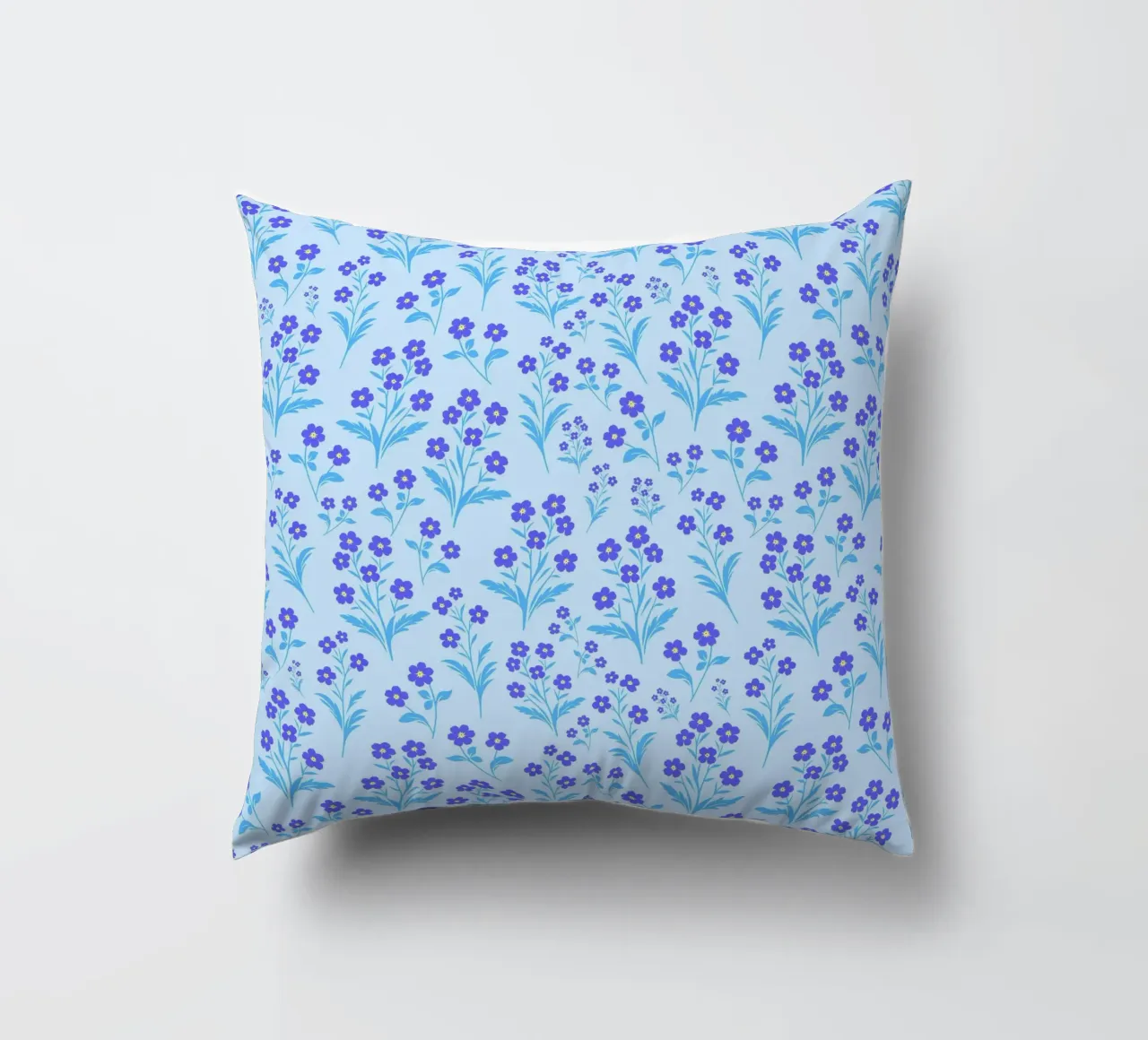 Fiori di nontiscordardime Lavanda cuscino da SilverPegasus