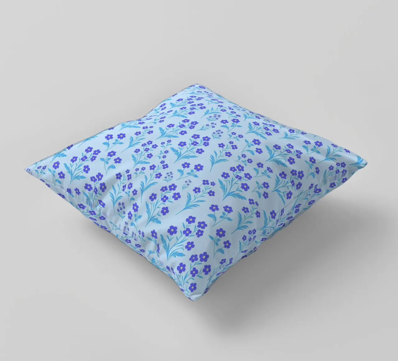 Fiori di nontiscordardime Lavanda cuscino da SilverPegasus
