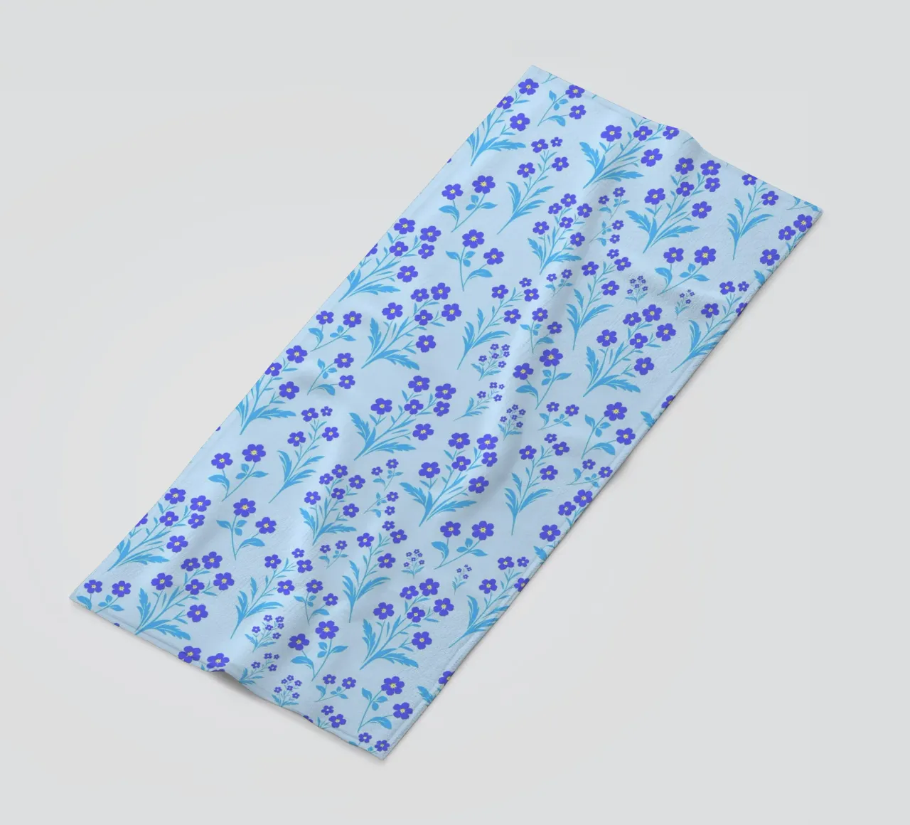 Fiori di nontiscordardime Lavanda telo mare da SilverPegasus
