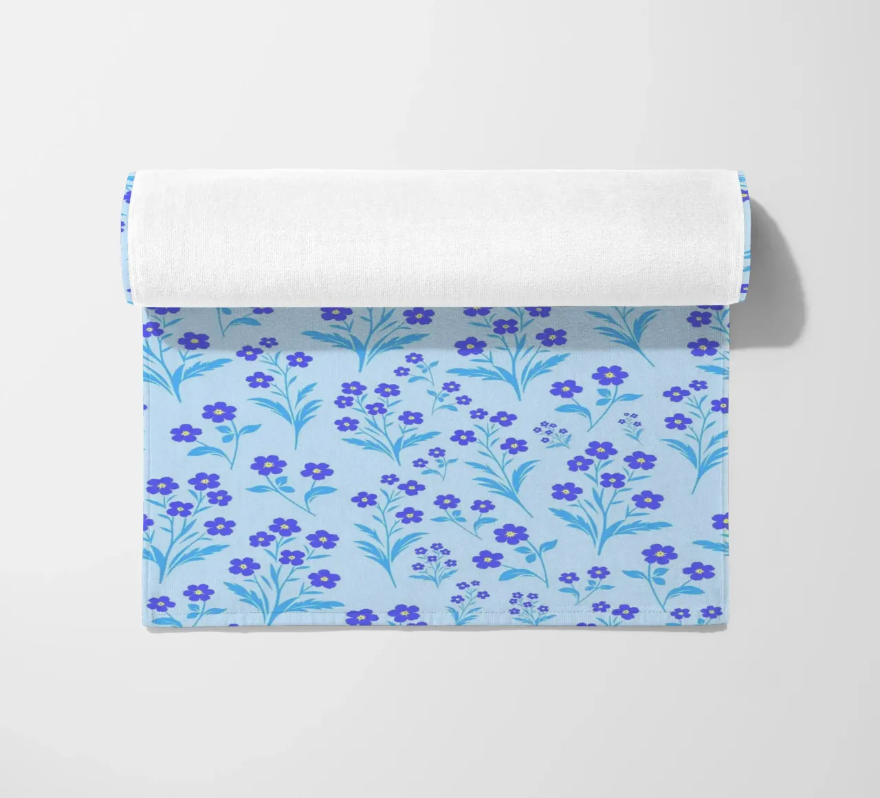 Fiori di nontiscordardime Lavanda telo mare da SilverPegasus
