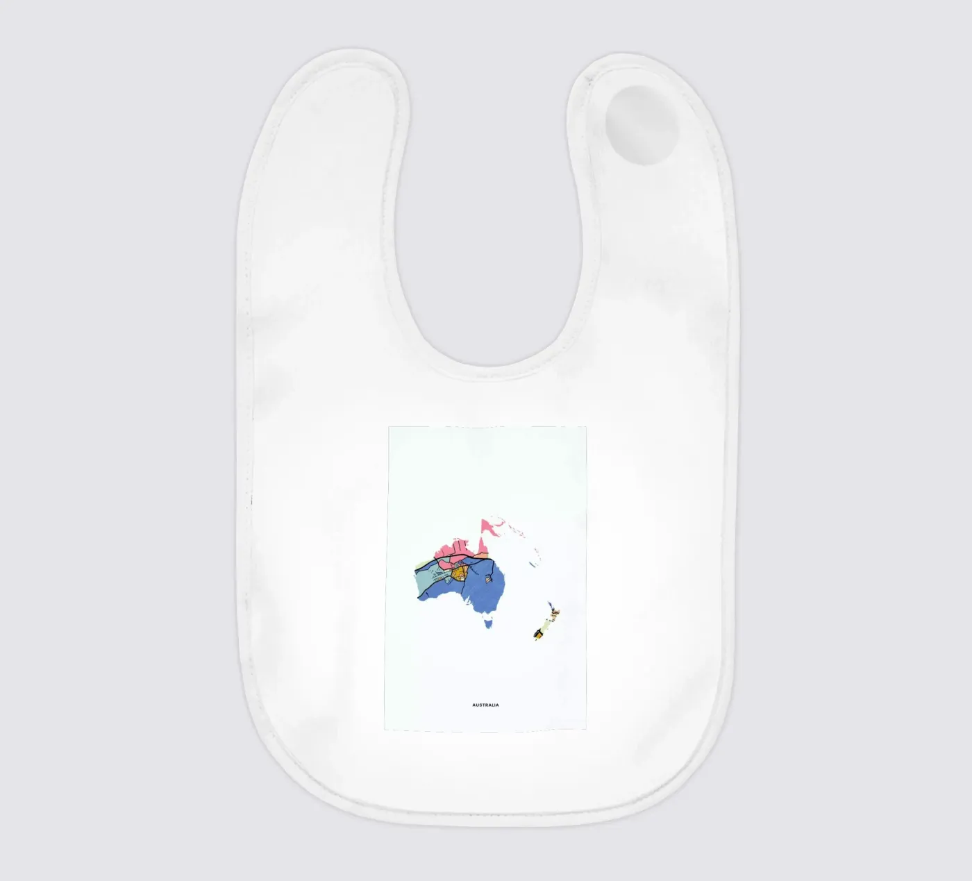 Australia bavaglino da The Cartography Collection