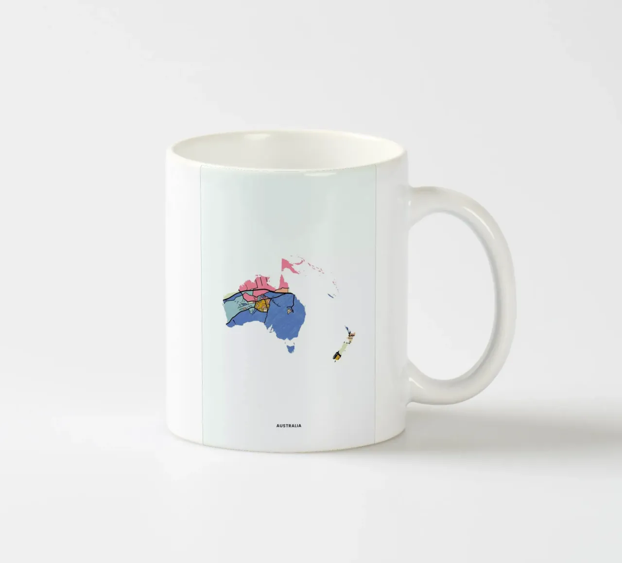 Australia tazza in ceramica da The Cartography Collection