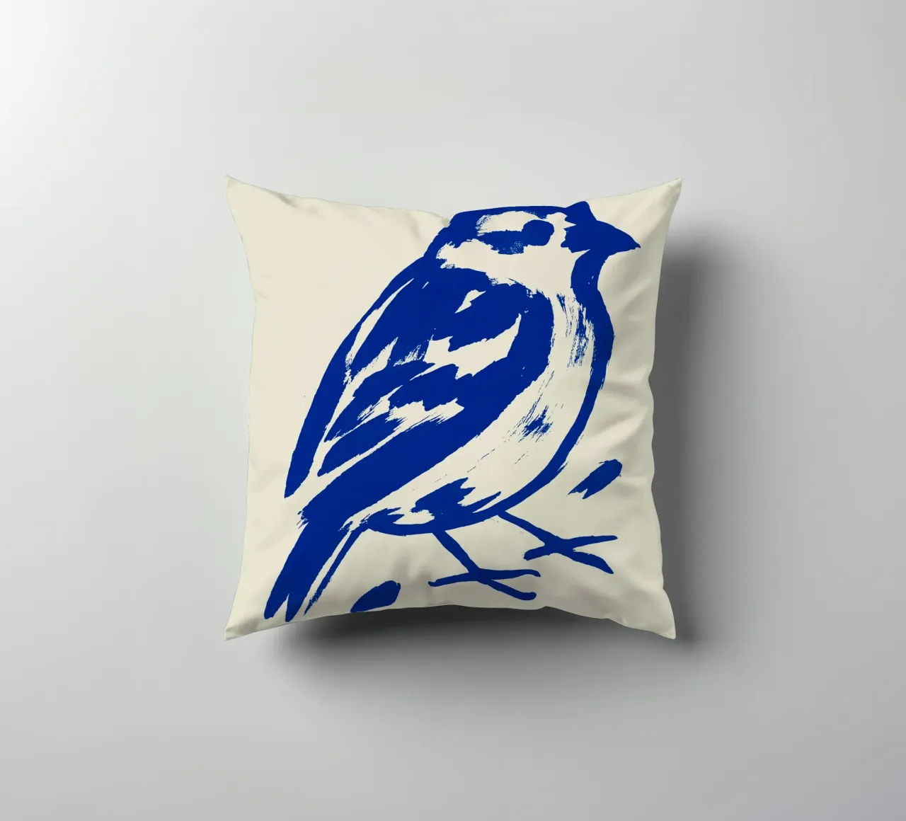 Blue Sparrow cuscino da treechild