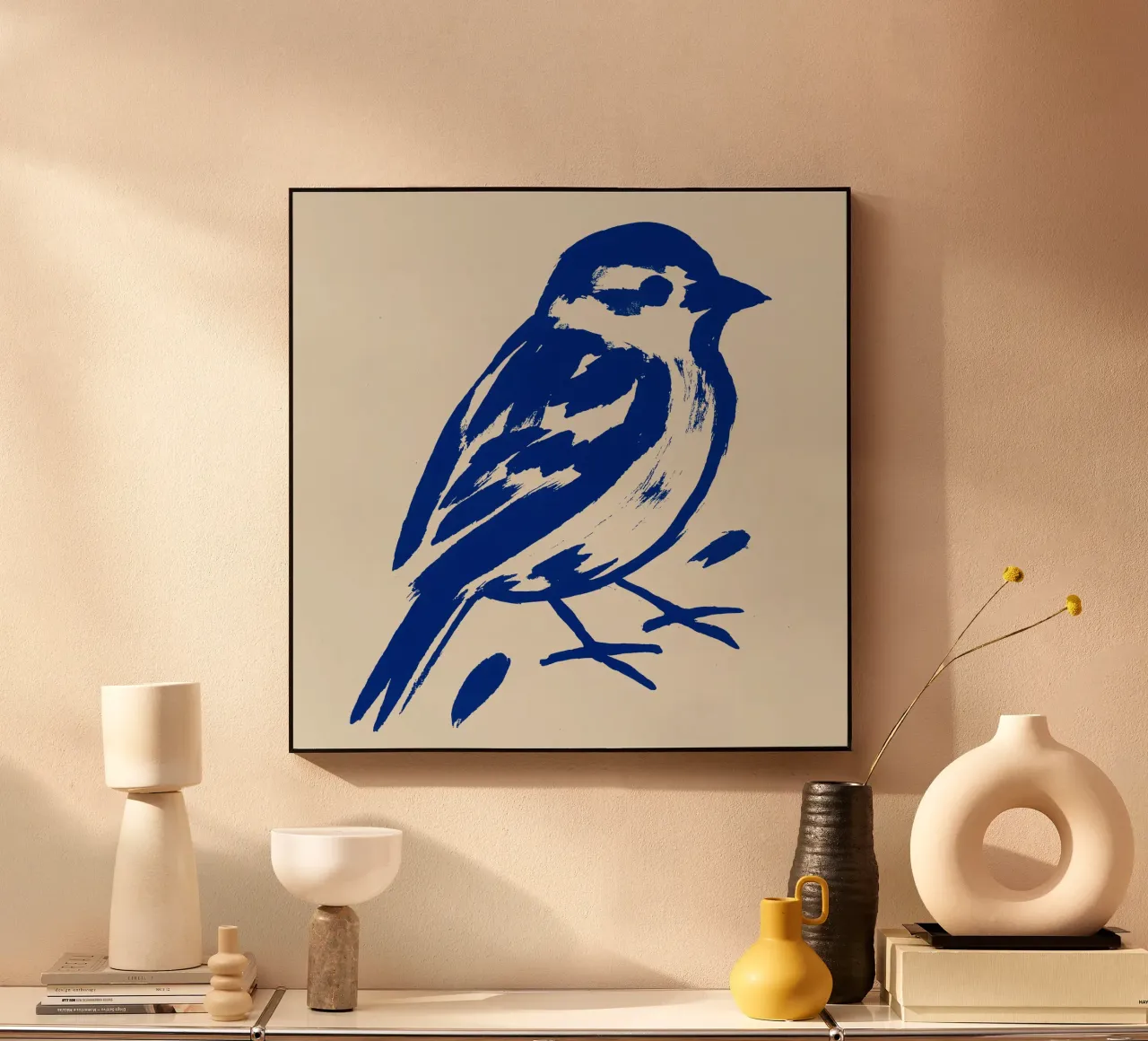 Blue Sparrow plexiglass da treechild