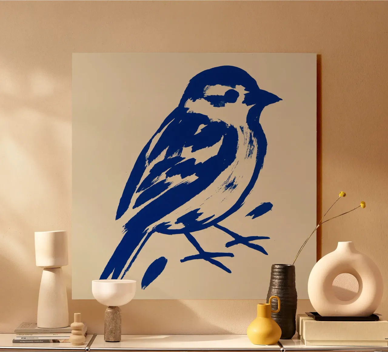 Blue Sparrow plexiglass da treechild