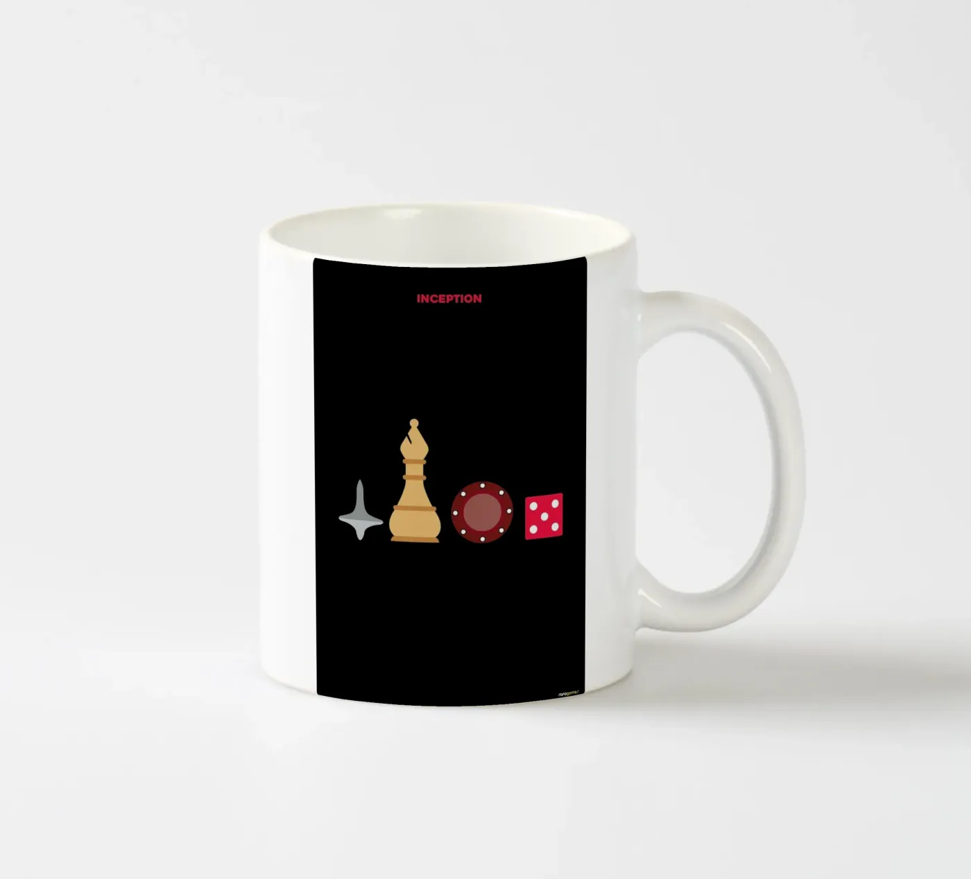 Inception ceramic mug by Rafa Gomes