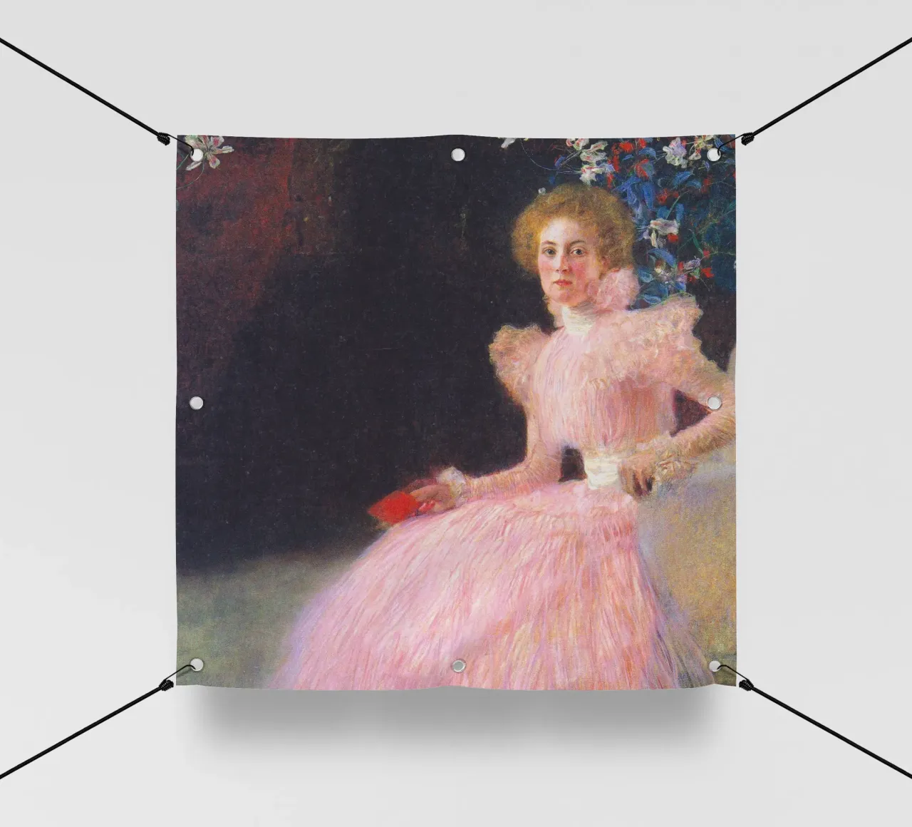 Gustav Klimt's Portrait of Sonja Knips (1898) telo in pvc da Gustav Klimt ART Prints
