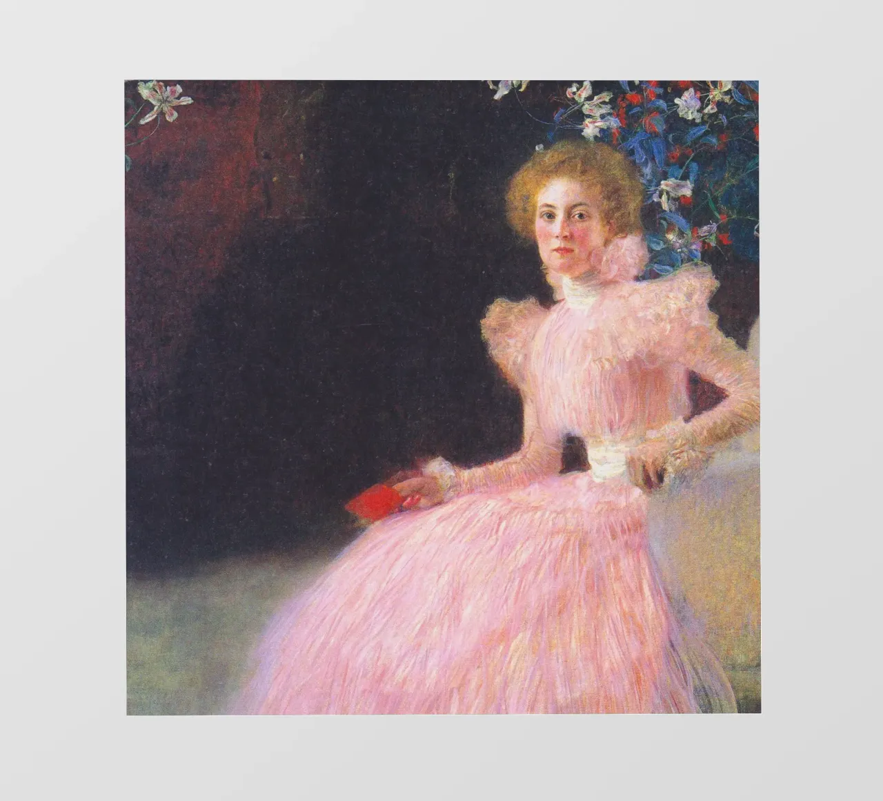 Gustav Klimt's Portrait of Sonja Knips (1898) telo in pvc da Gustav Klimt ART Prints