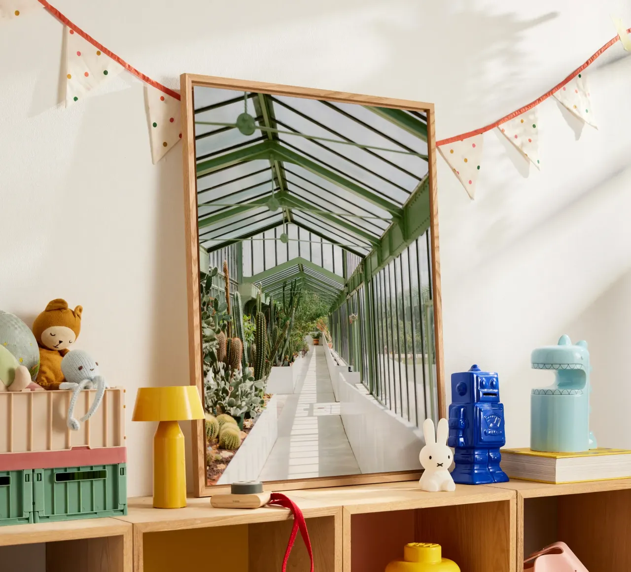 Glasshouse Walk – Cactus Lightscape plexiglass da Raisa Zwart Photography