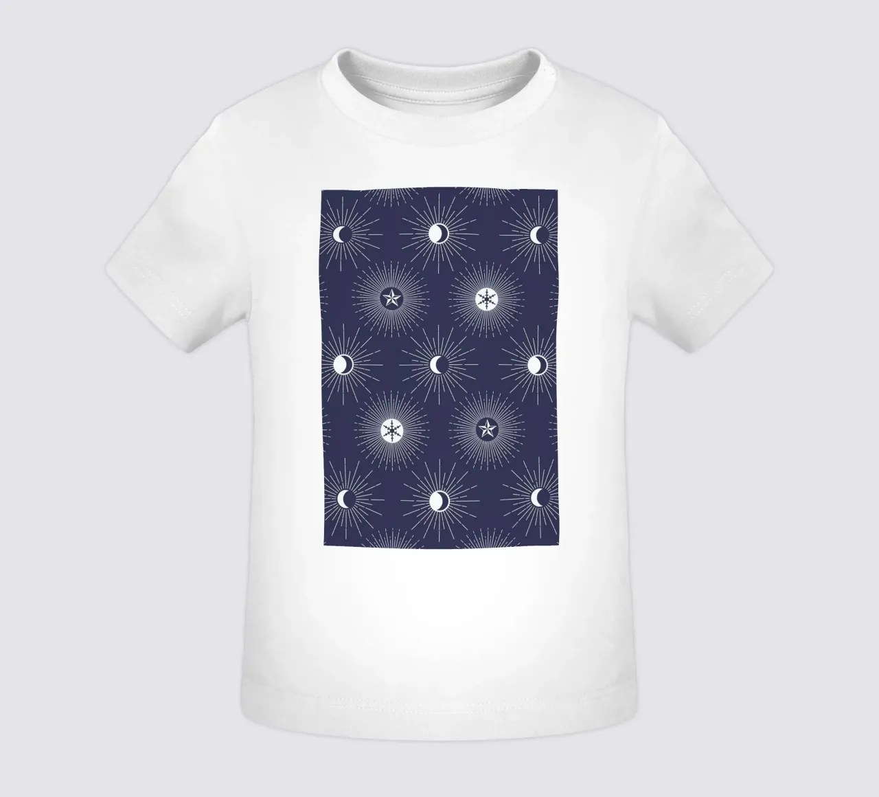Moon And Stars Theme maglietta neonato da cafelab