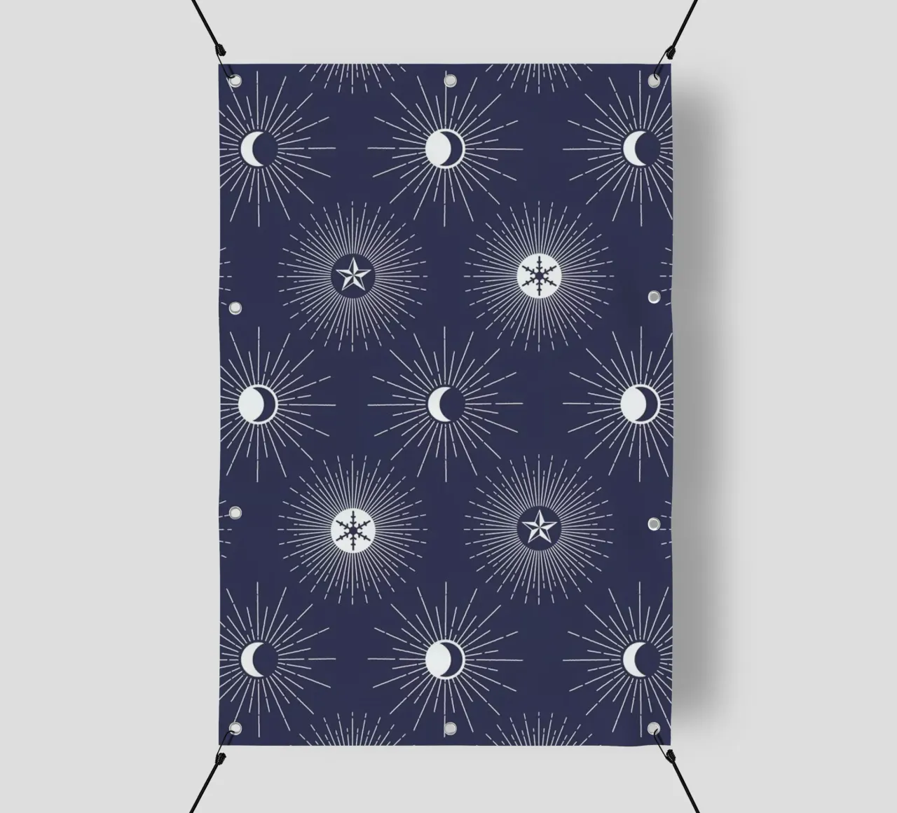 Moon And Stars Theme telo in pvc da cafelab