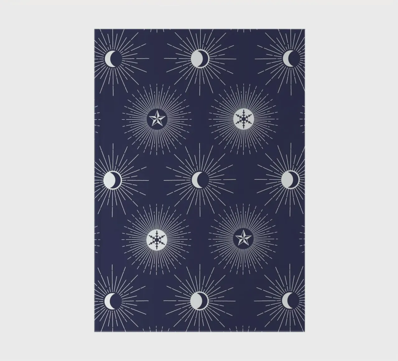 Moon And Stars Theme notebook by cafelab
