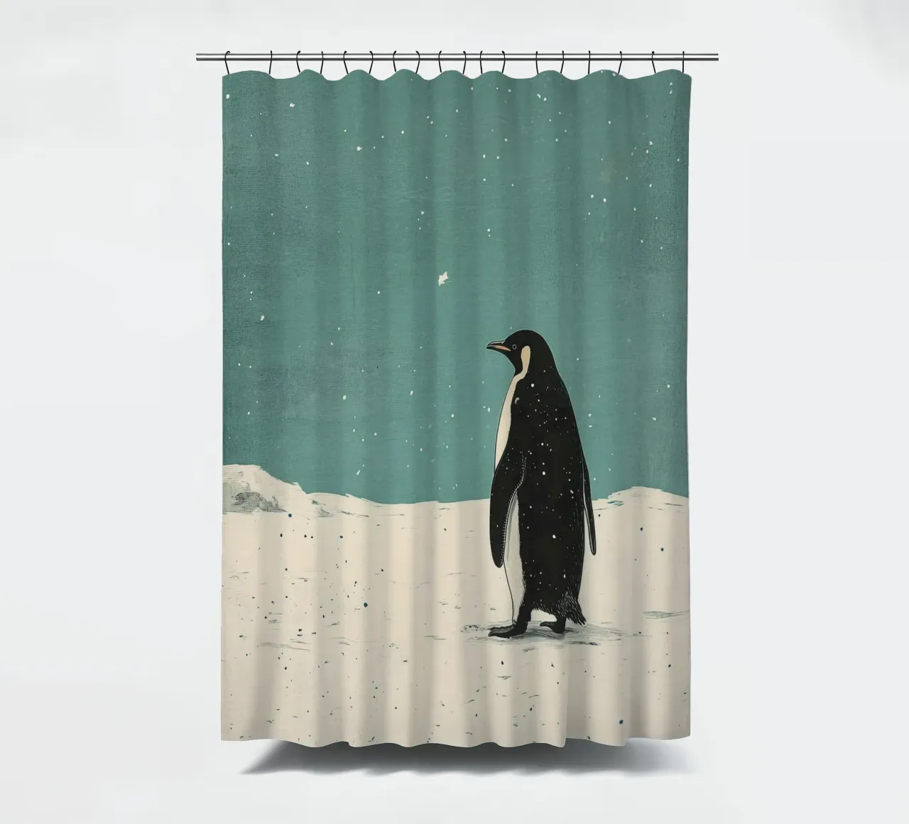 Un momento di puro artico tenda da doccia da Nikis Art Studio
