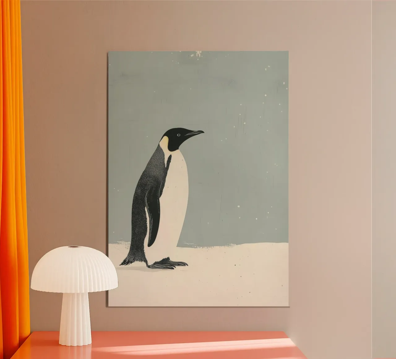 L'eco del silenzio poster con telaio in plastica da Nikis Art Studio
