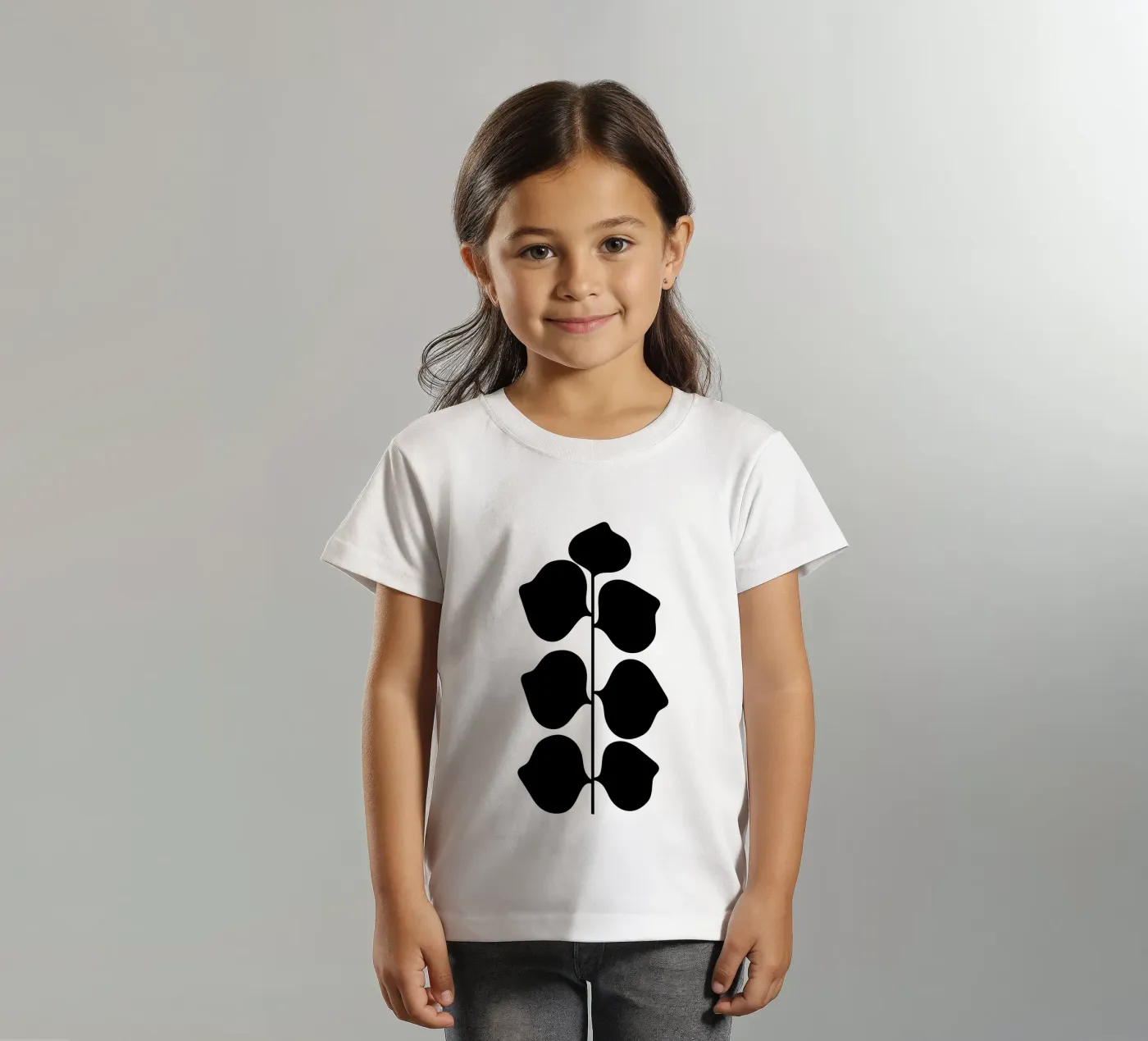 Leafy kinder t-shirt van Rose Beck Art