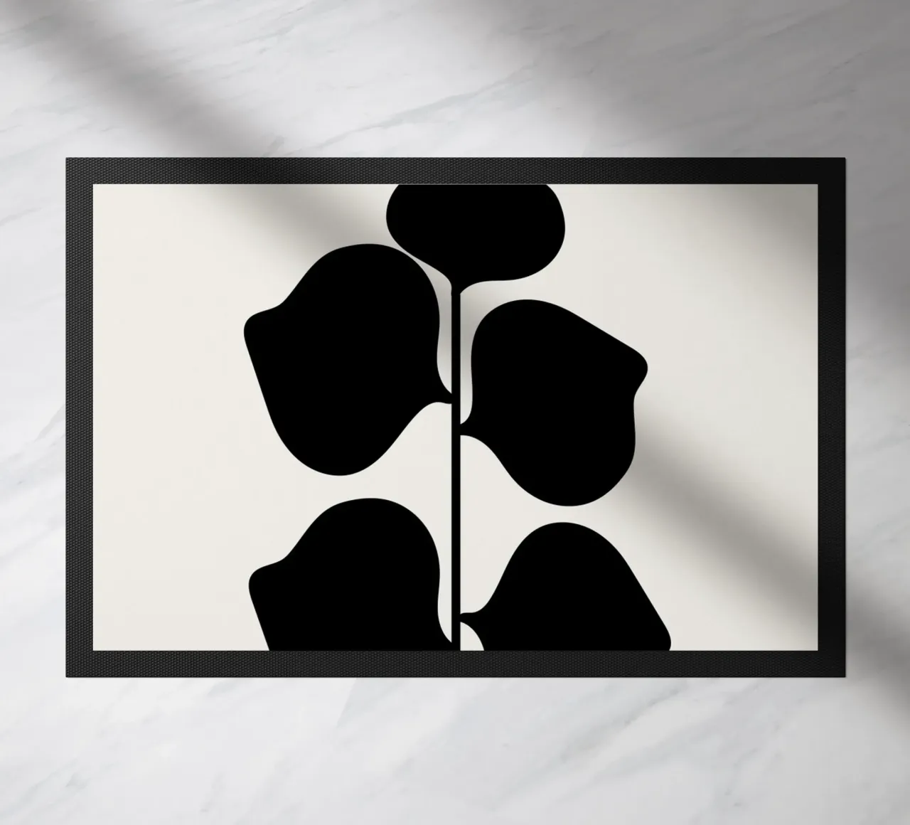 Leafy doormat by Rose Beck Art