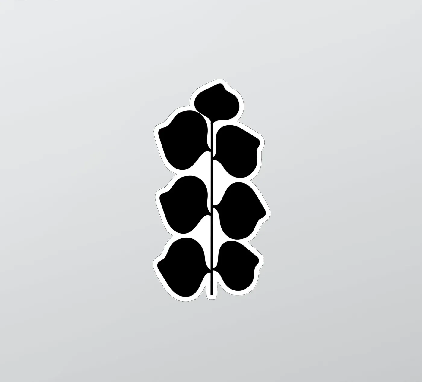 Leafy sticker by Rose Beck Art