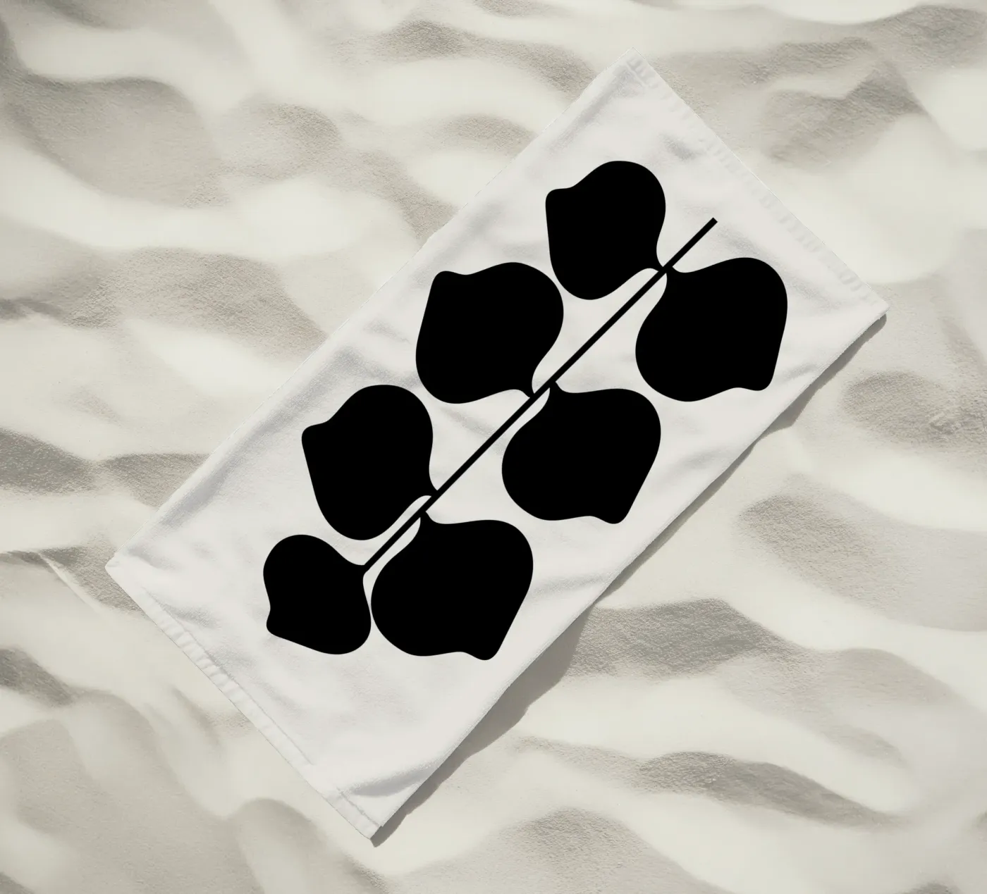 Foglioso telo mare da Rose Beck Art