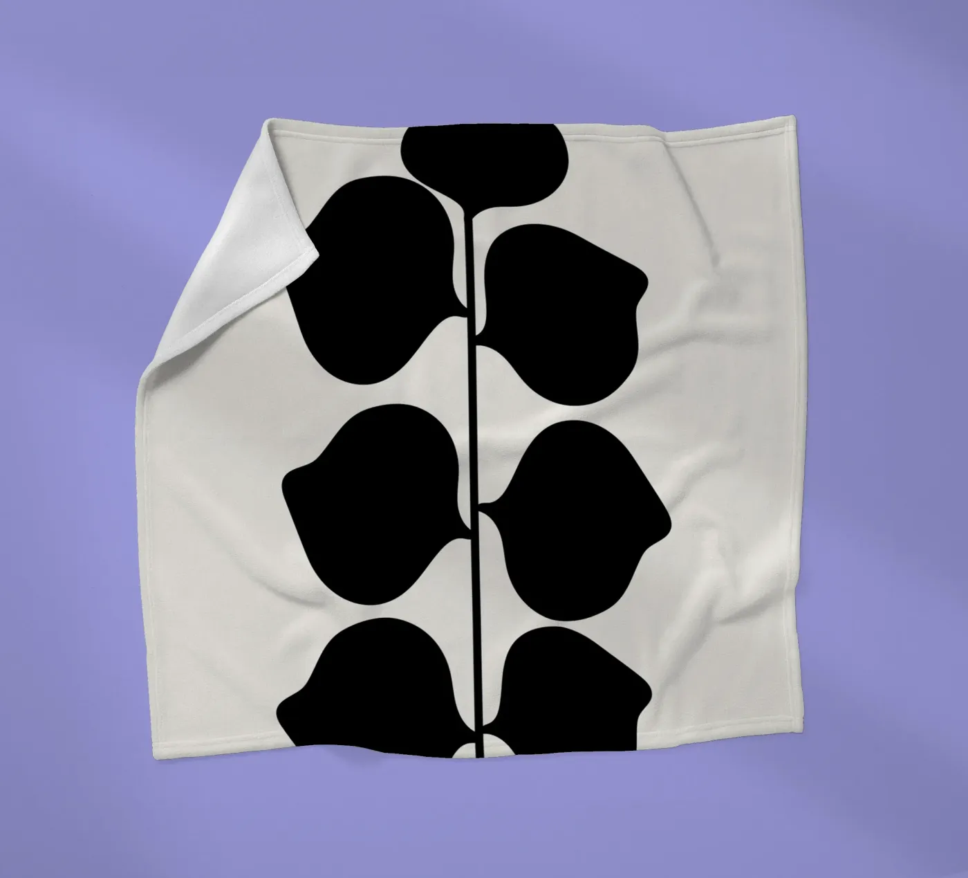 Foglioso coperta in pile da Rose Beck Art