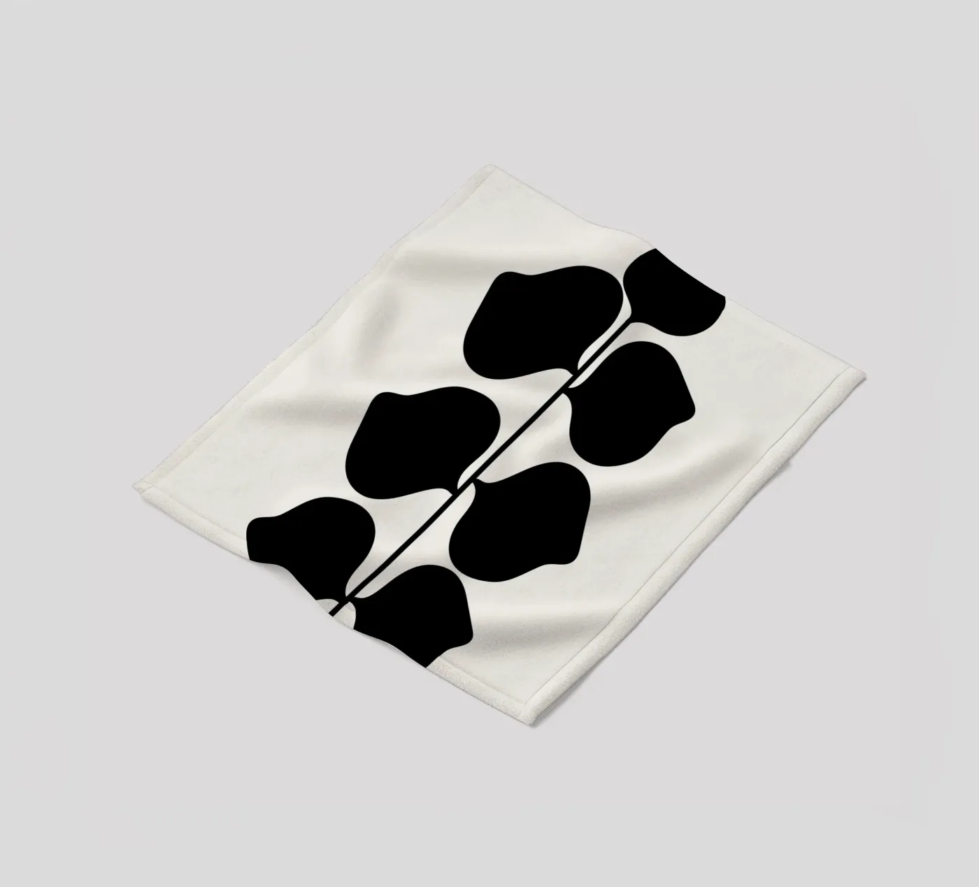 Foglioso coperta in pile da Rose Beck Art