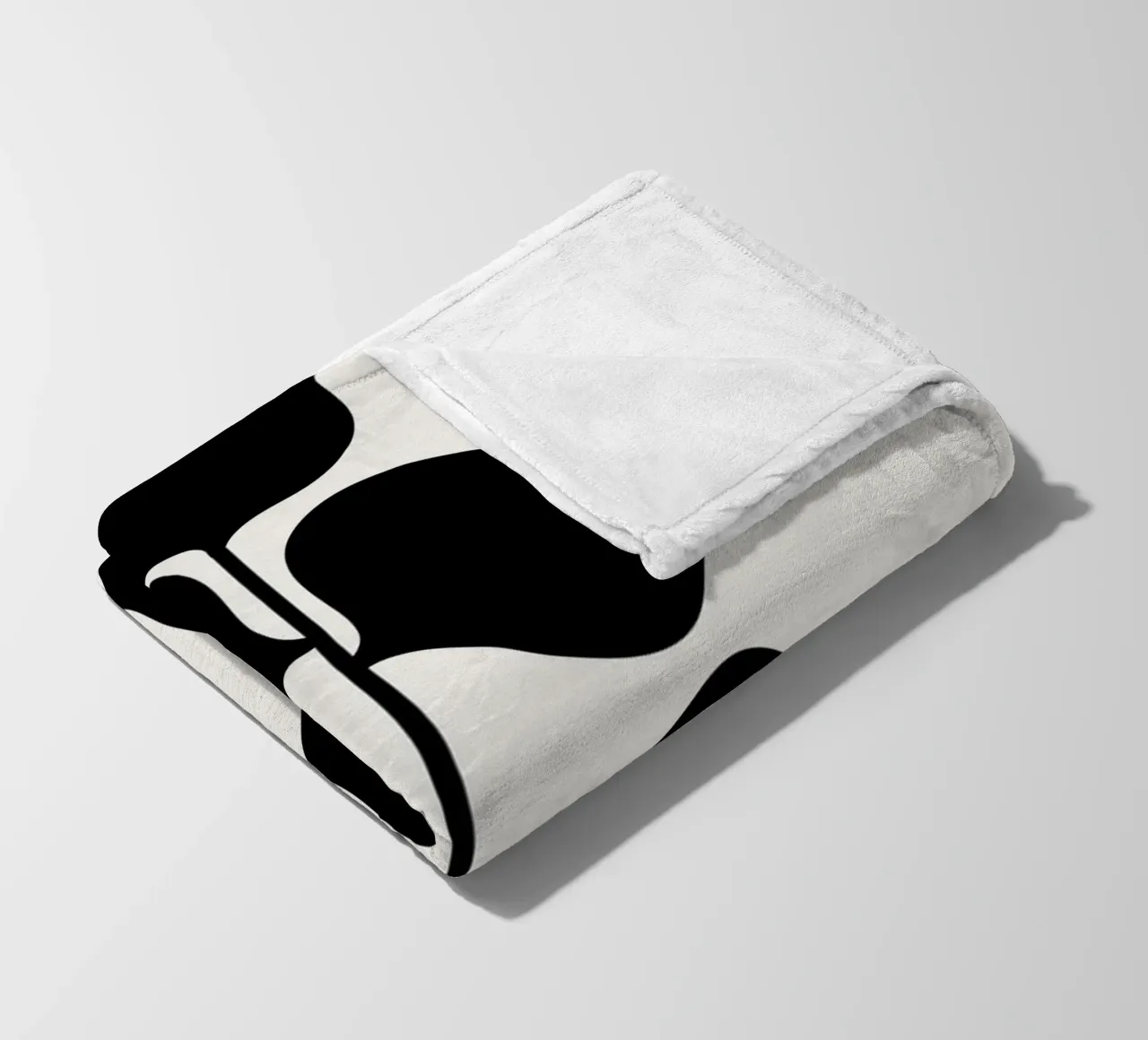 Bladrijk fleecedeken van Rose Beck Art