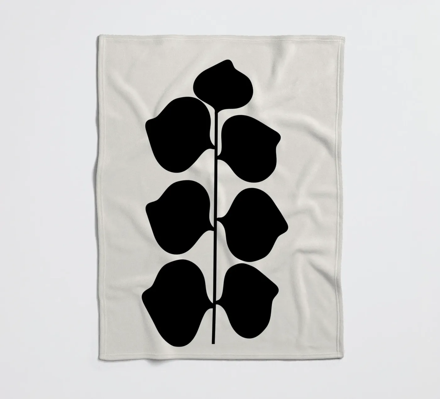 Foglioso coperta in pile da Rose Beck Art