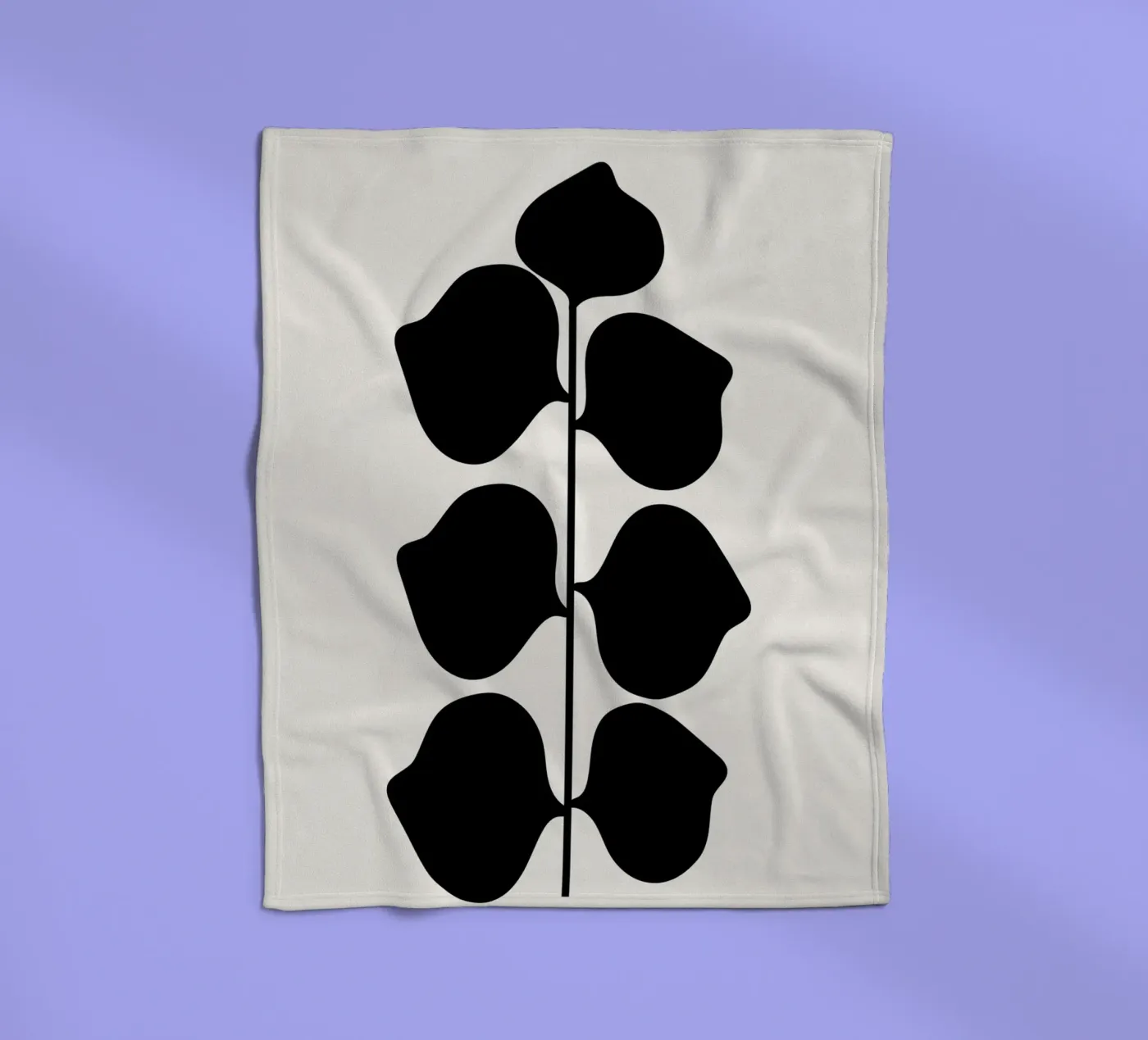 Foglioso coperta in pile da Rose Beck Art