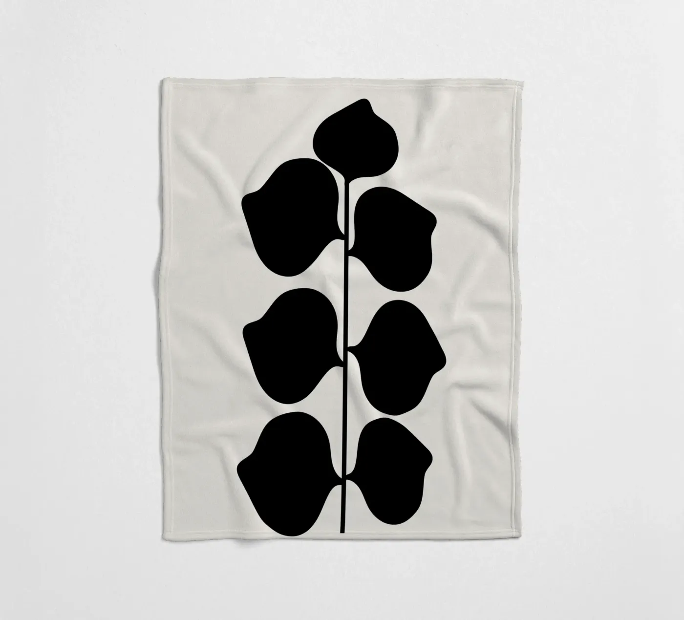 Foglioso coperta in pile da Rose Beck Art