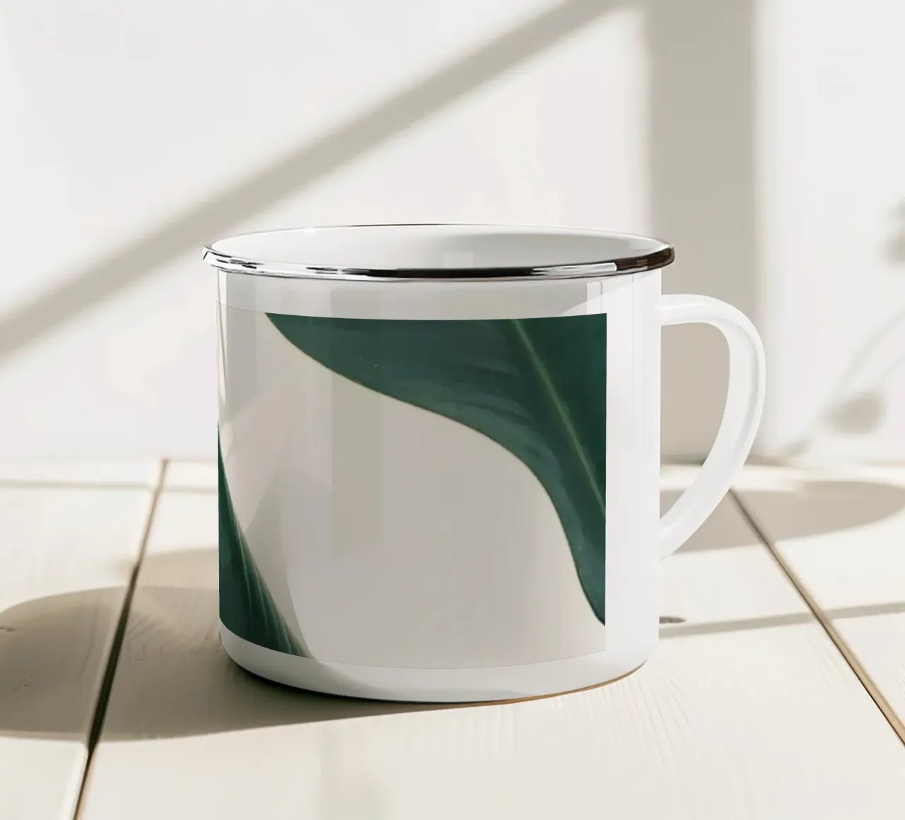 Foglie di fico di gomma I tazza in smalto da Cassia Beck Photography