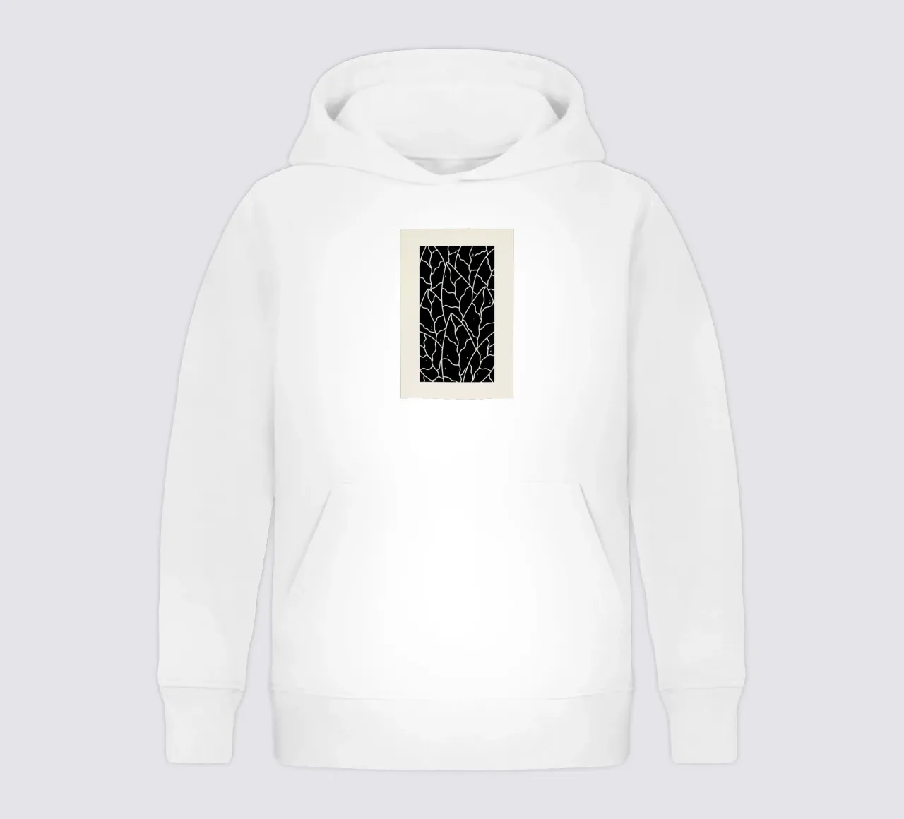 Leaves Puzzle felpa bambino con cappuccio da Graphite