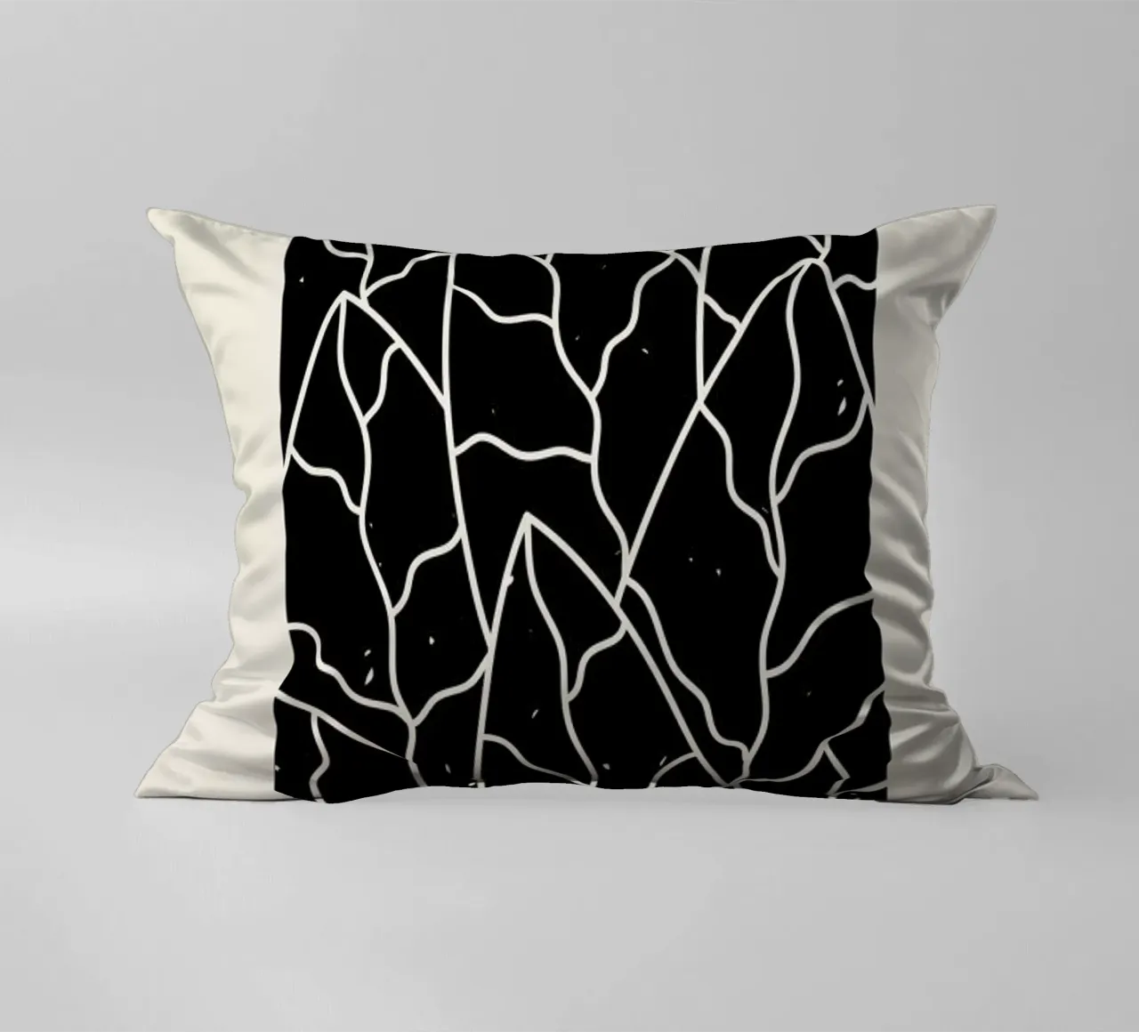Leaves Puzzle cuscino da Graphite