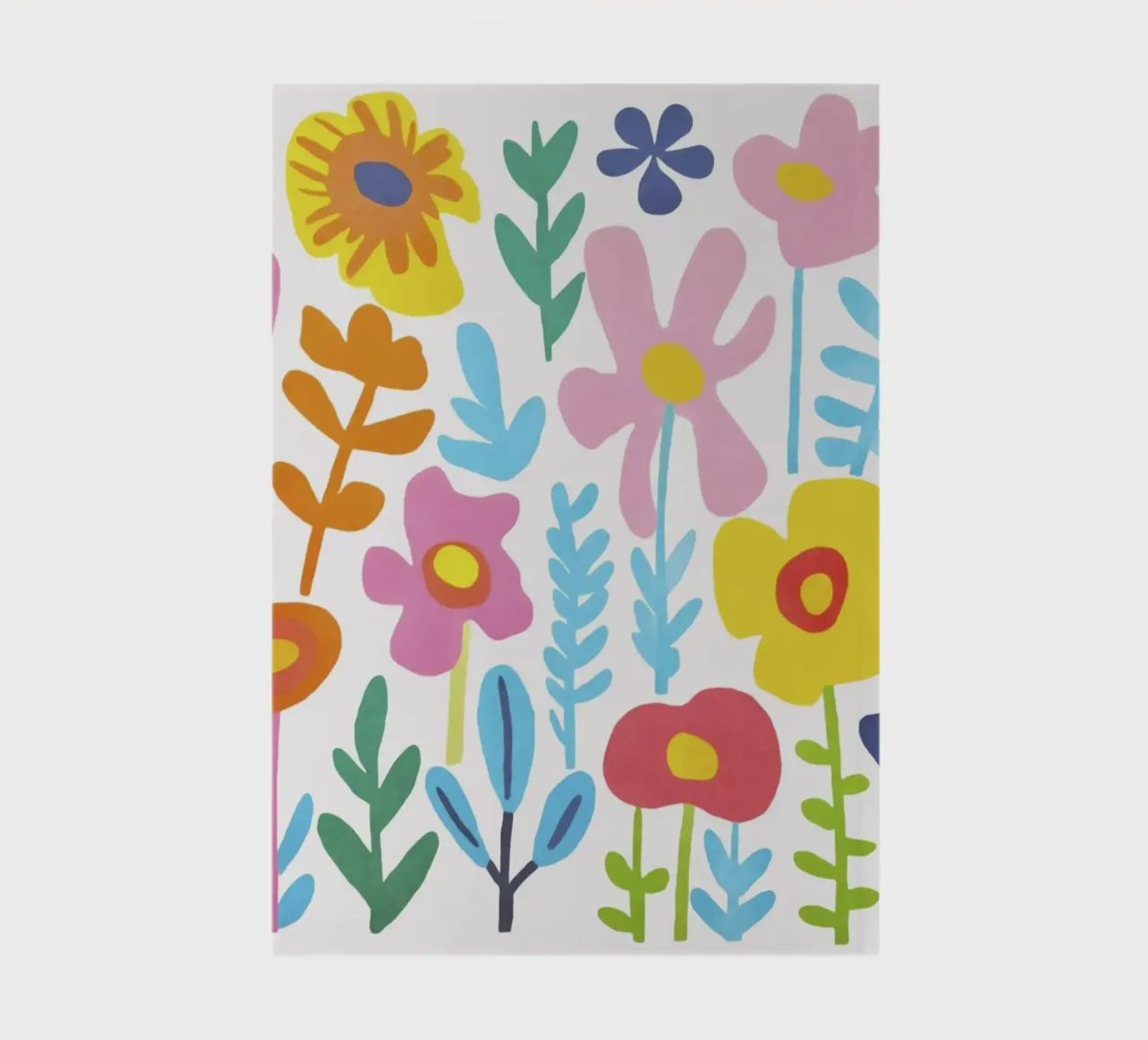 Groovy Flowers Summer Meadow notebook by Andrea Haase Modern Home