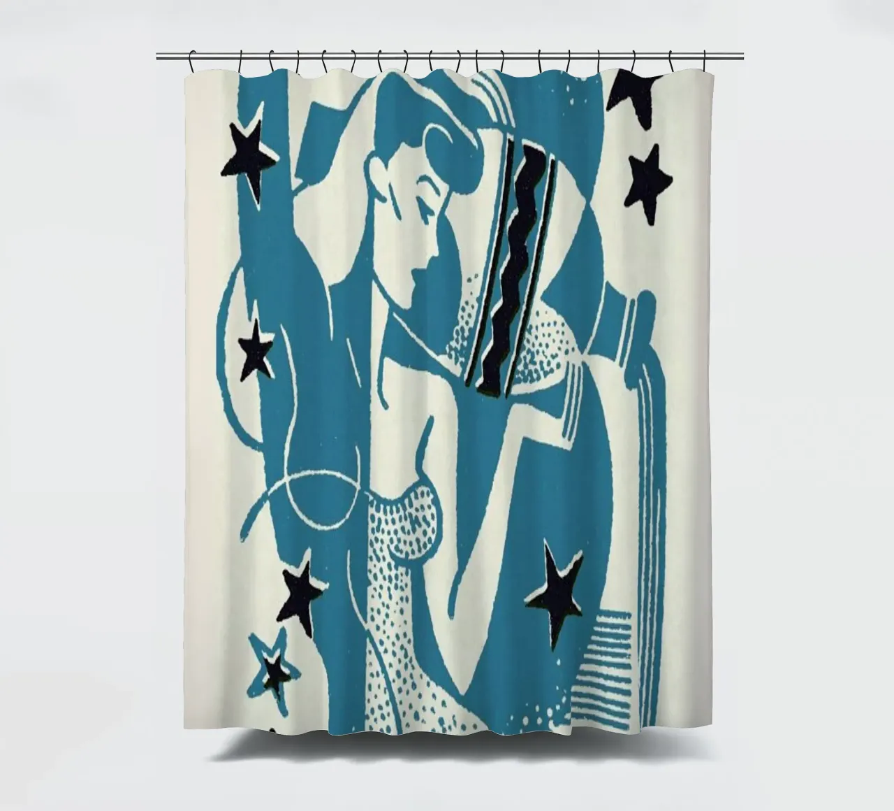 Maiden shower curtain by Pure
