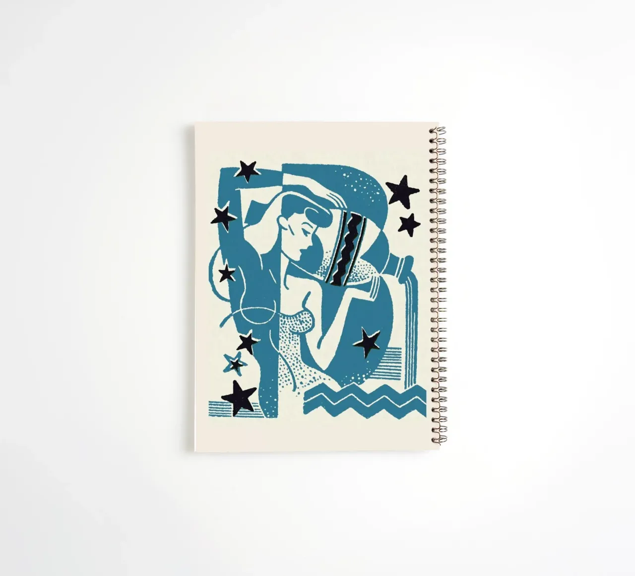 Maiden spiral notebook by Pure