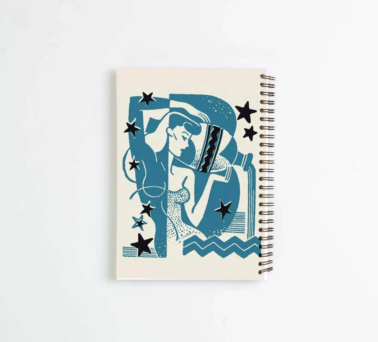 Maiden spiral notebook by Pure